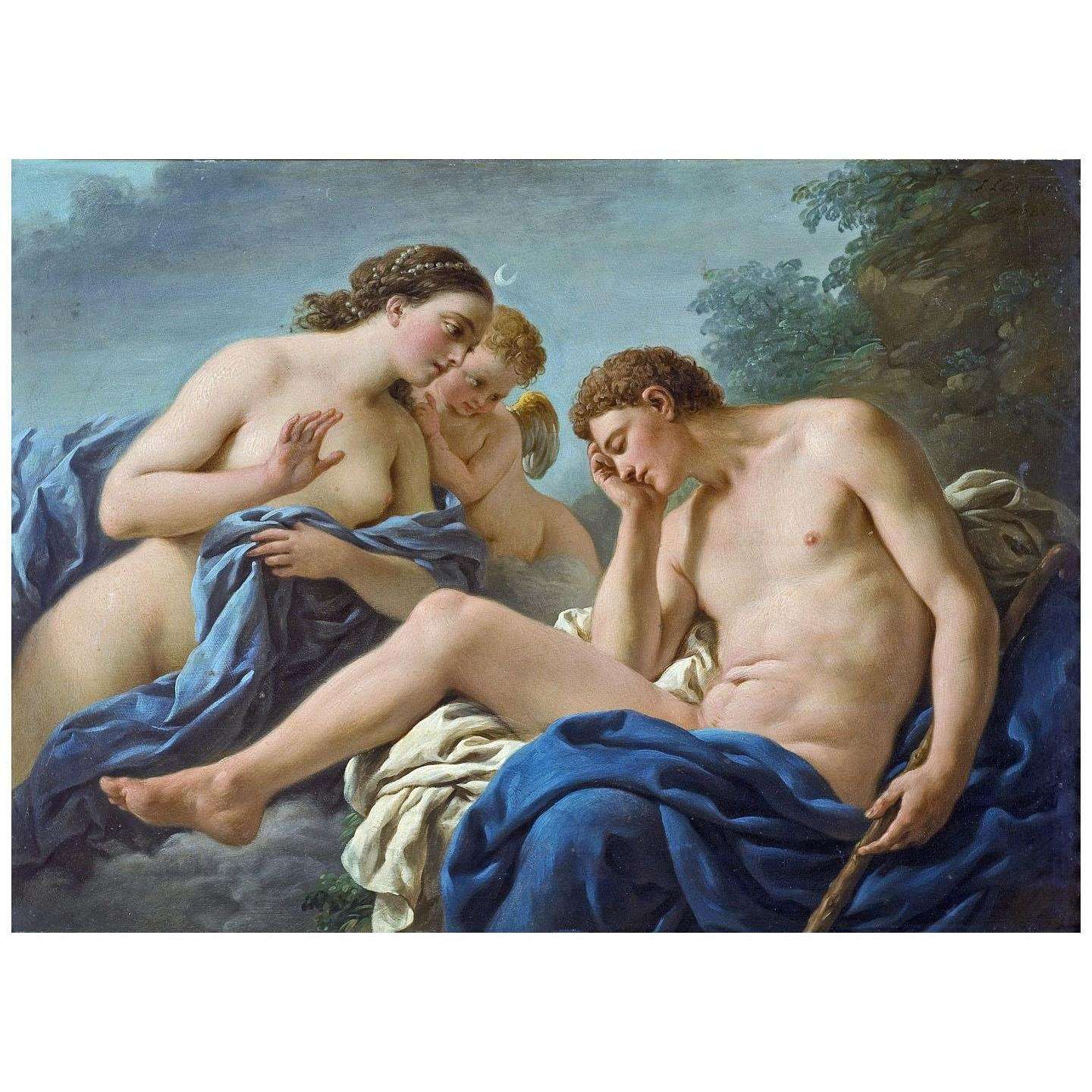  Louis Lagrenee. Diane et Endymion. 1768. Nationalmuseum Stockholm