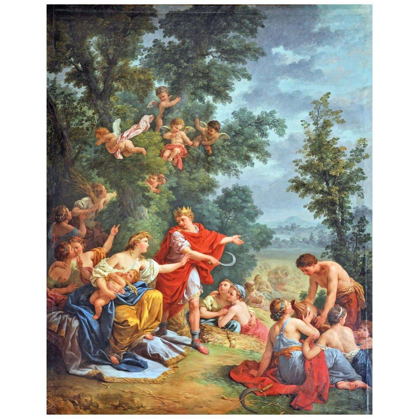  Louis Lagrenee. La moisson. 1769. Chateau de Versailles