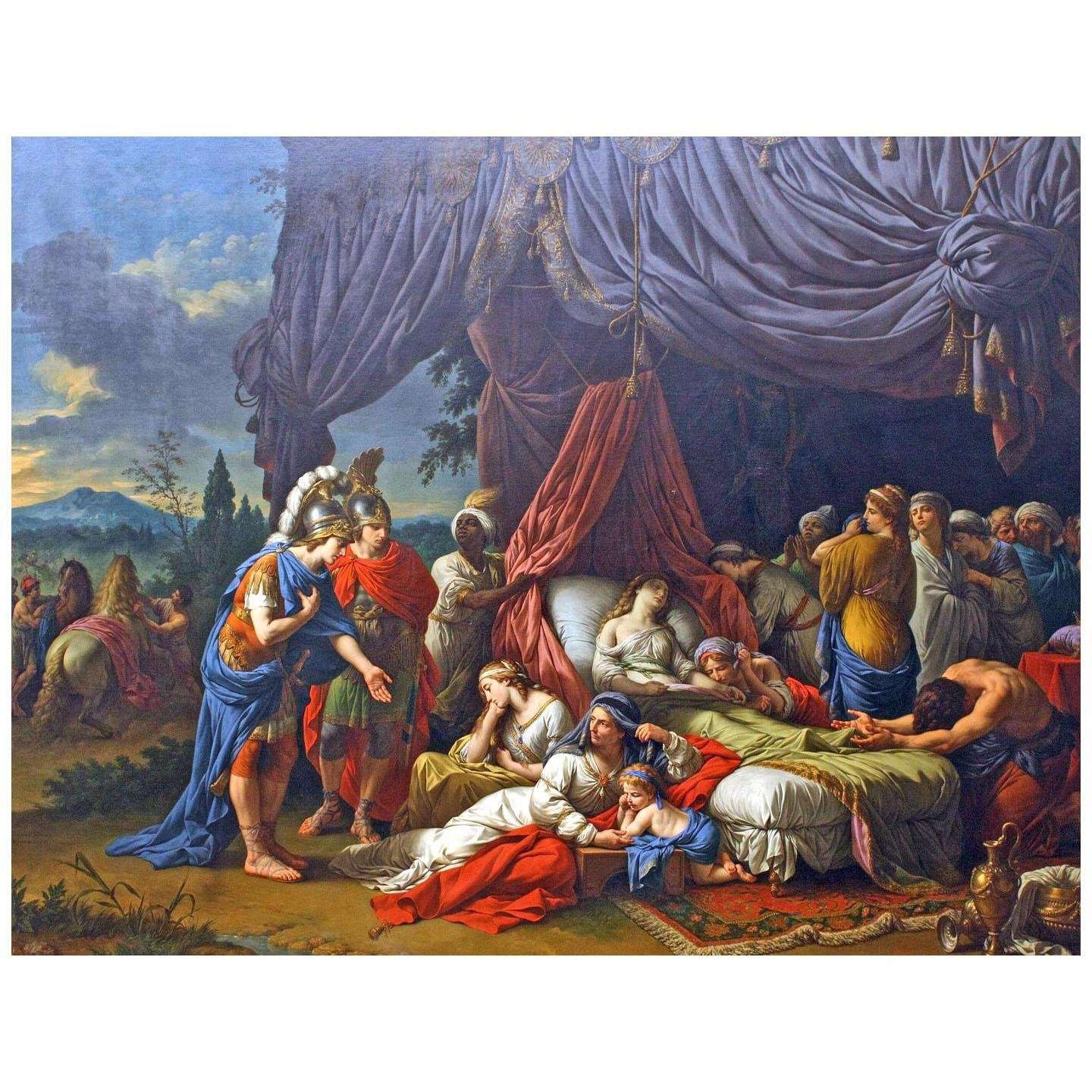  Louis Lagrenee. La mort de la femme de Darius. 1785. Musee du Louvre