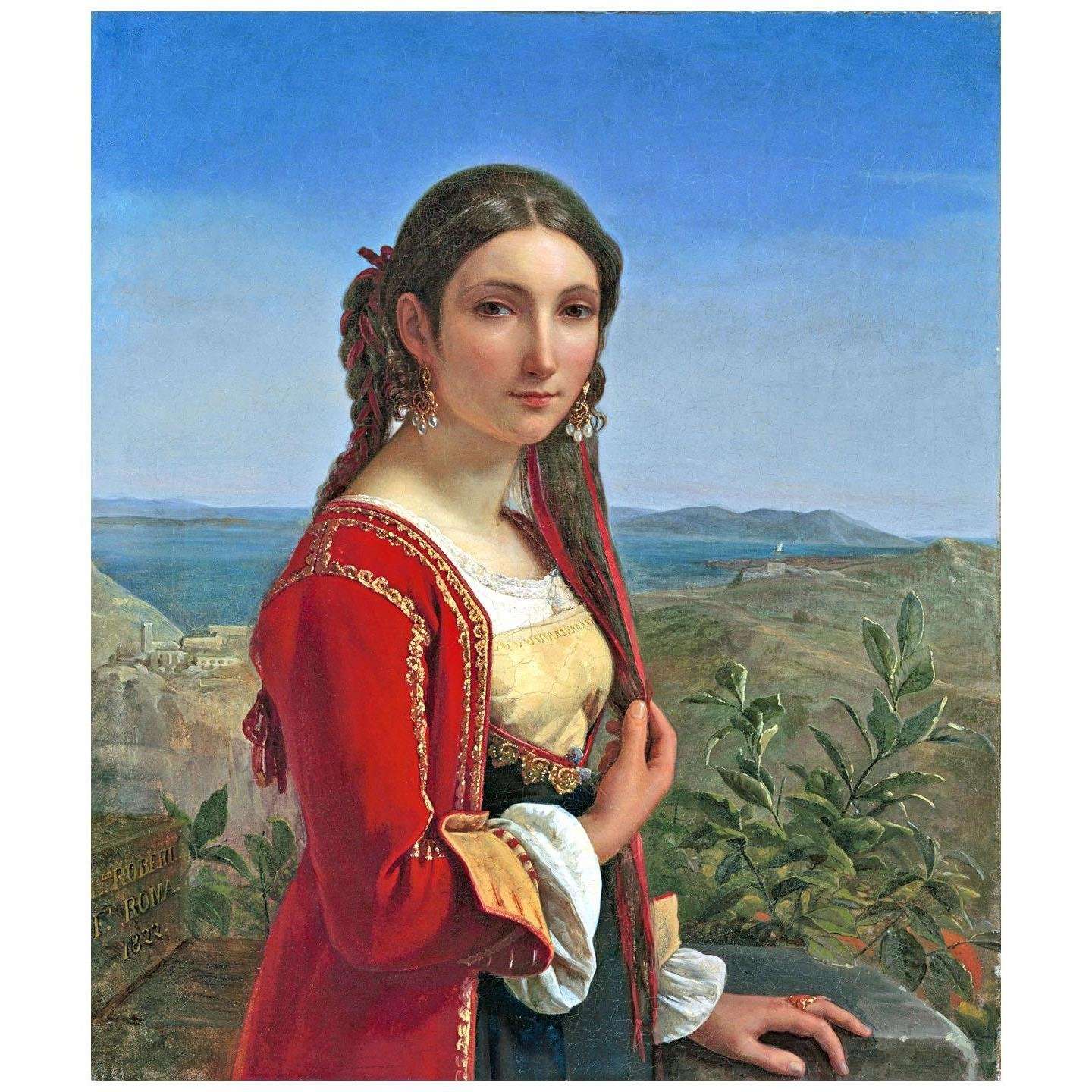 - Leopold Robert. Portrait d'une jeune fille de Procida. 1822. Kunstmuseum Winterthur