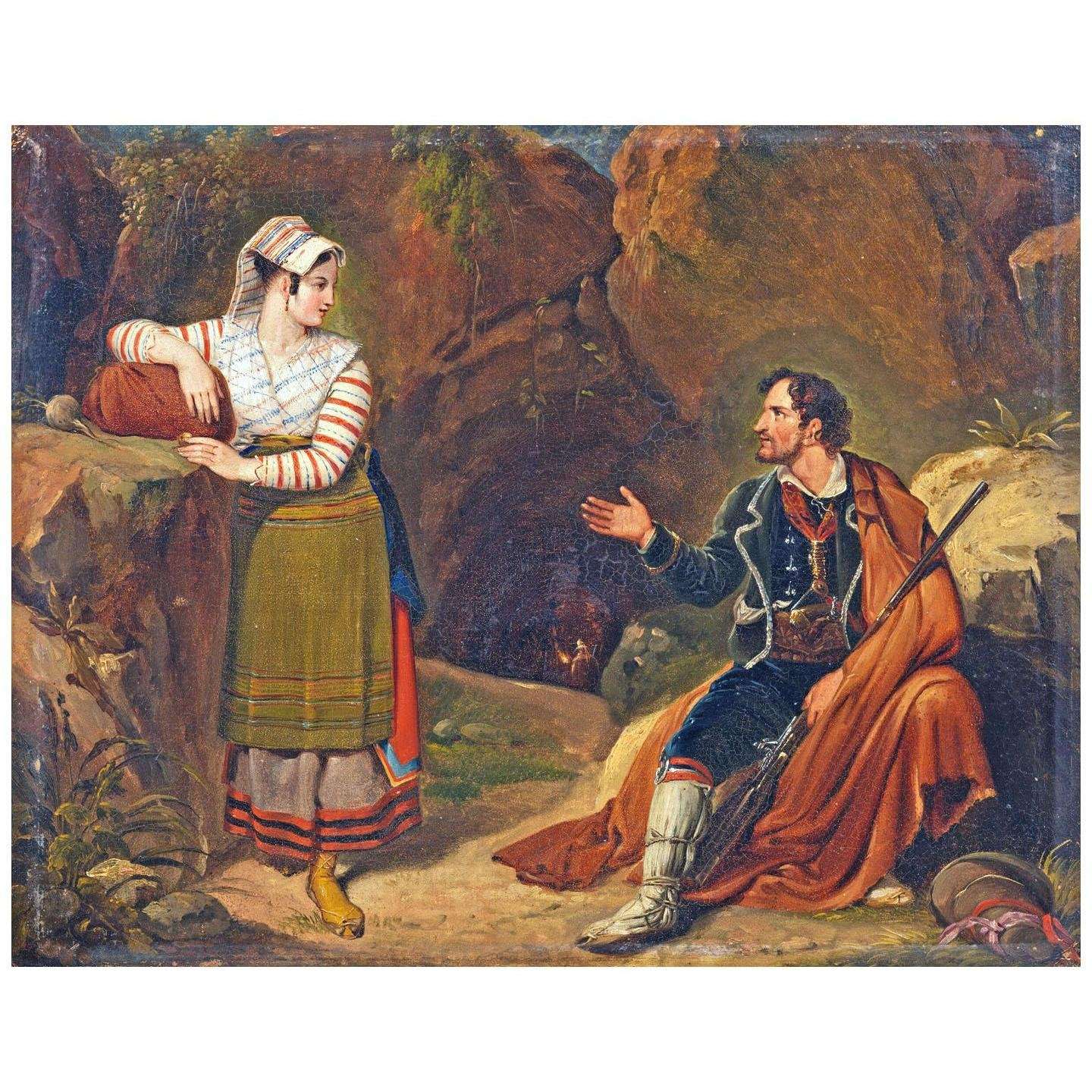 - Leopold Robert. Femme Italienne et Brigand. 1823. Nationalmuseum Stockholm