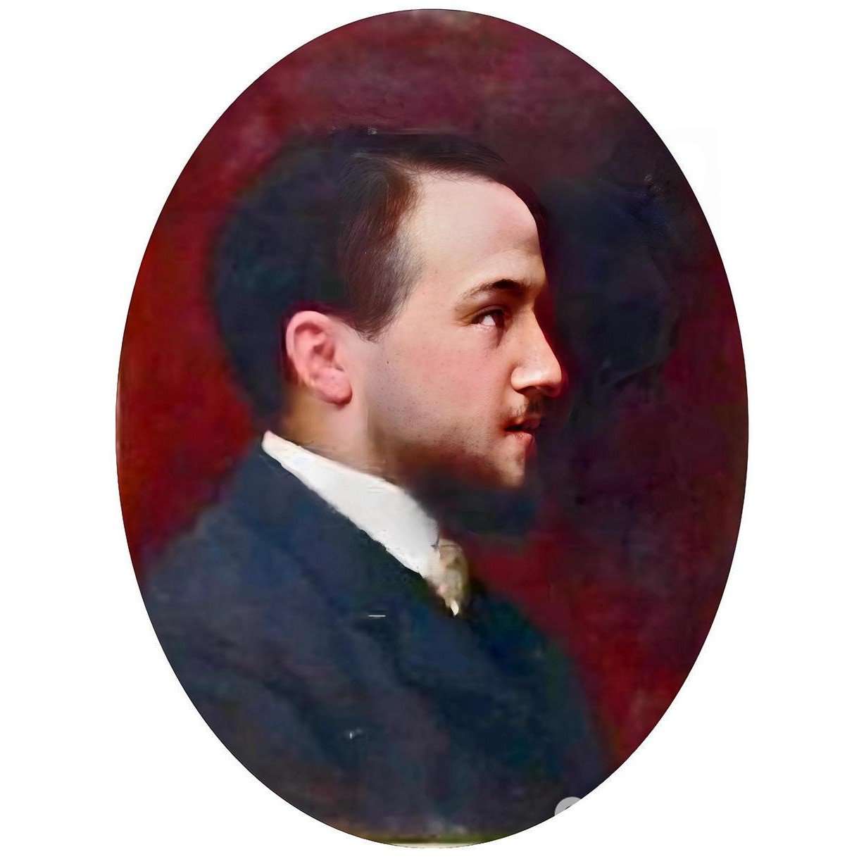  Louis Marie de Schryver. Autoportrait. 1890