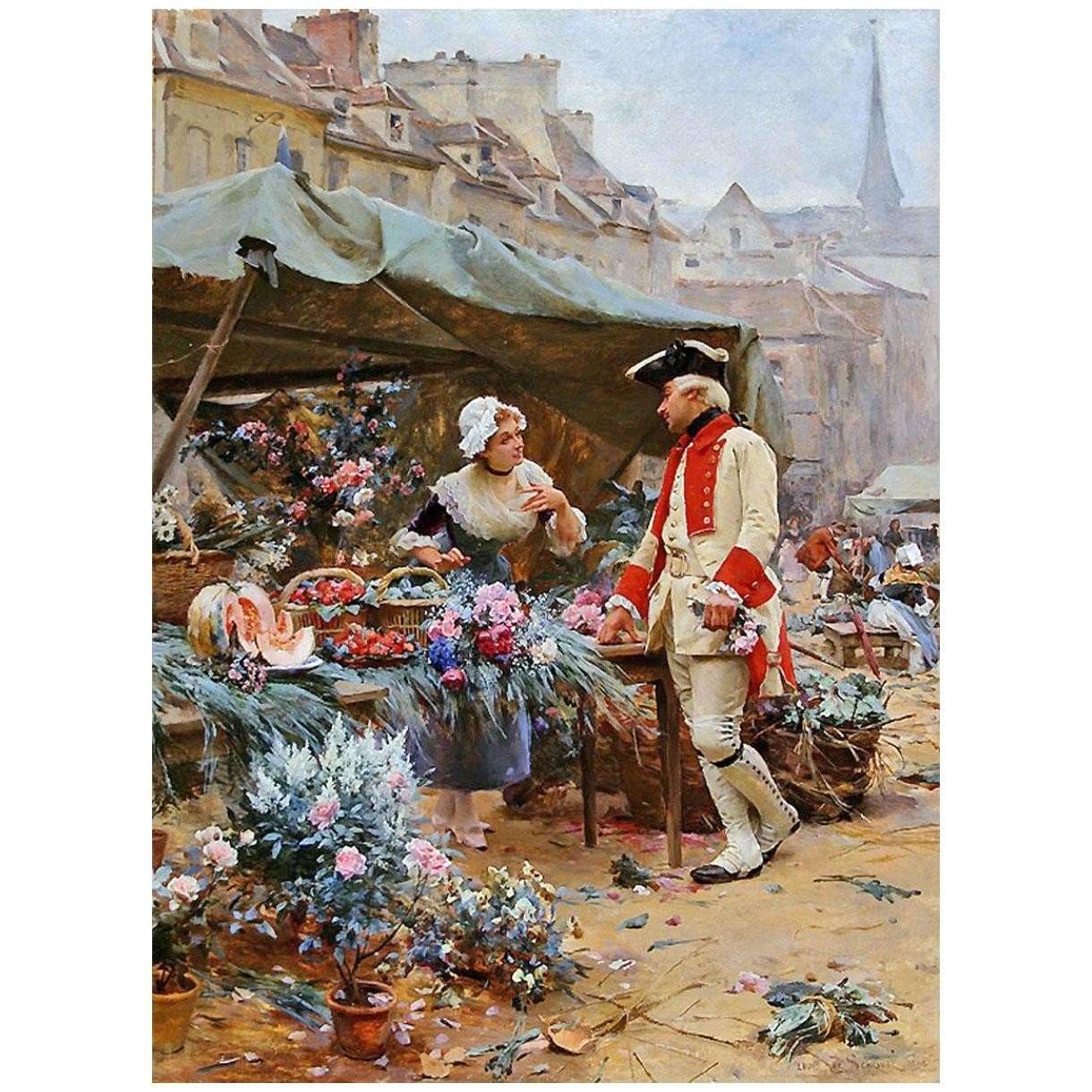  Louis Marie de Schryver. Jeune homme passionn?. 1898