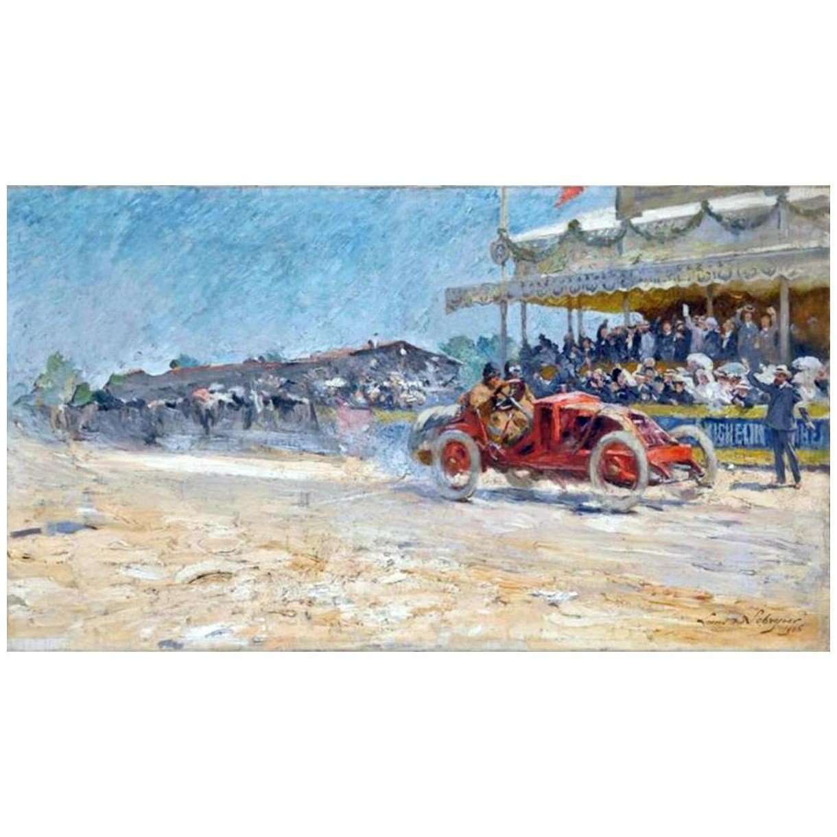  Louis Marie de Schryver. Larriv?e du vainqueur. 1906