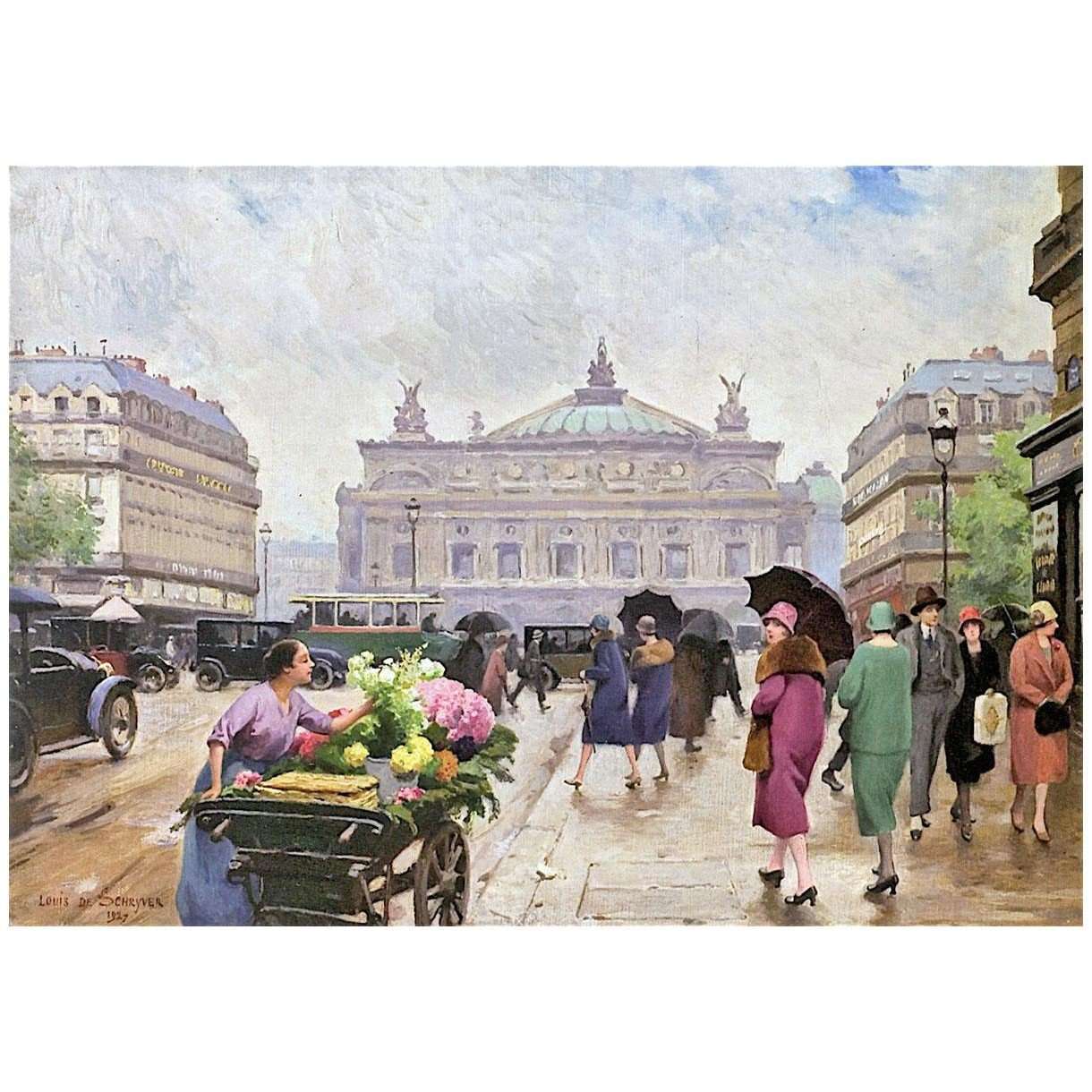  Louis Marie de Schryver. Place de lOp?ra. 1927