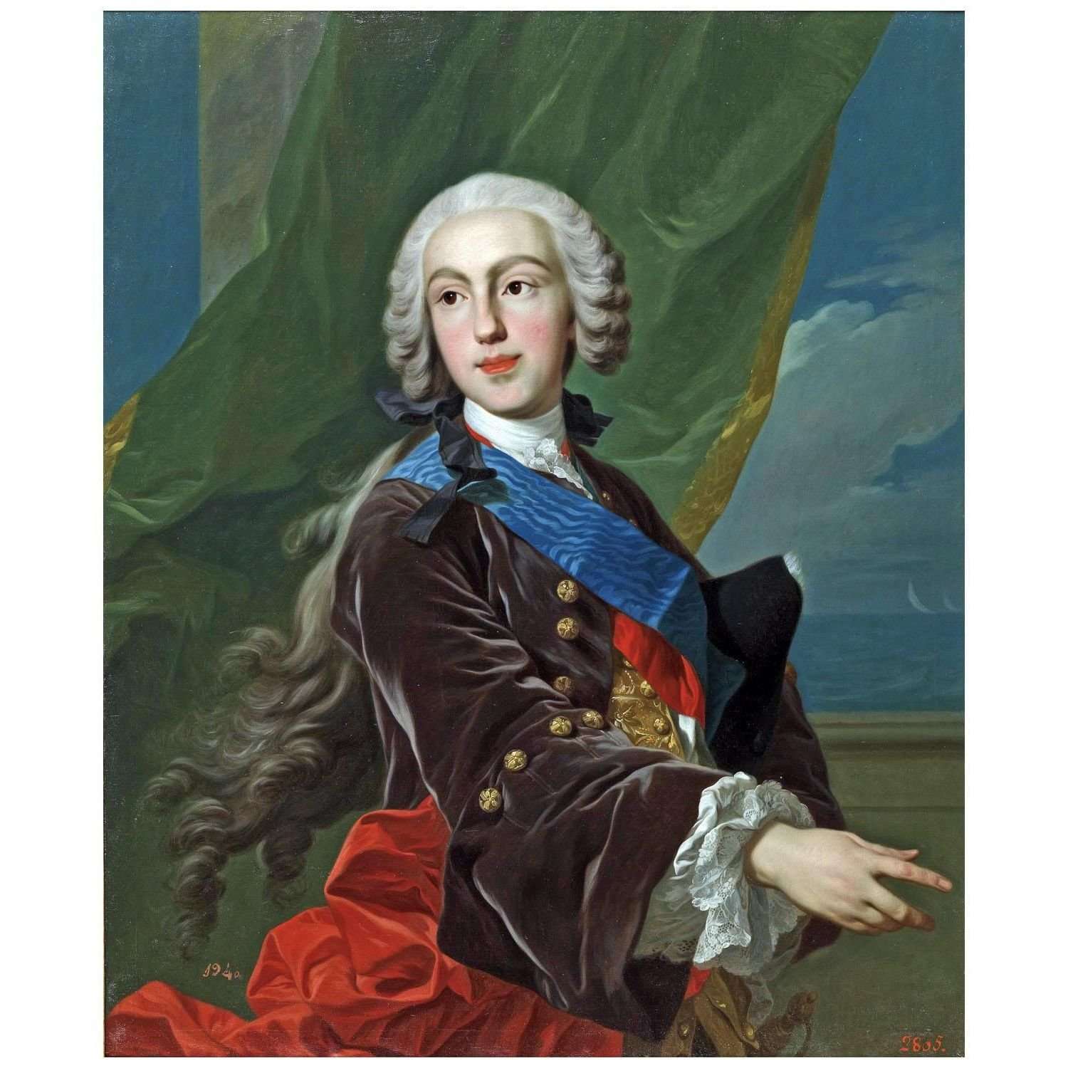 - Louis-Michel van Loo. Philippe duc de Parme. 1737. Museo del Prado