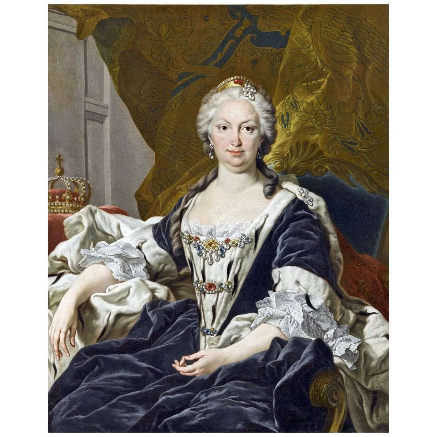 - Louis-Michel van Loo. Elisabeth Farn?se. 1745. Ch?teau de Versailles