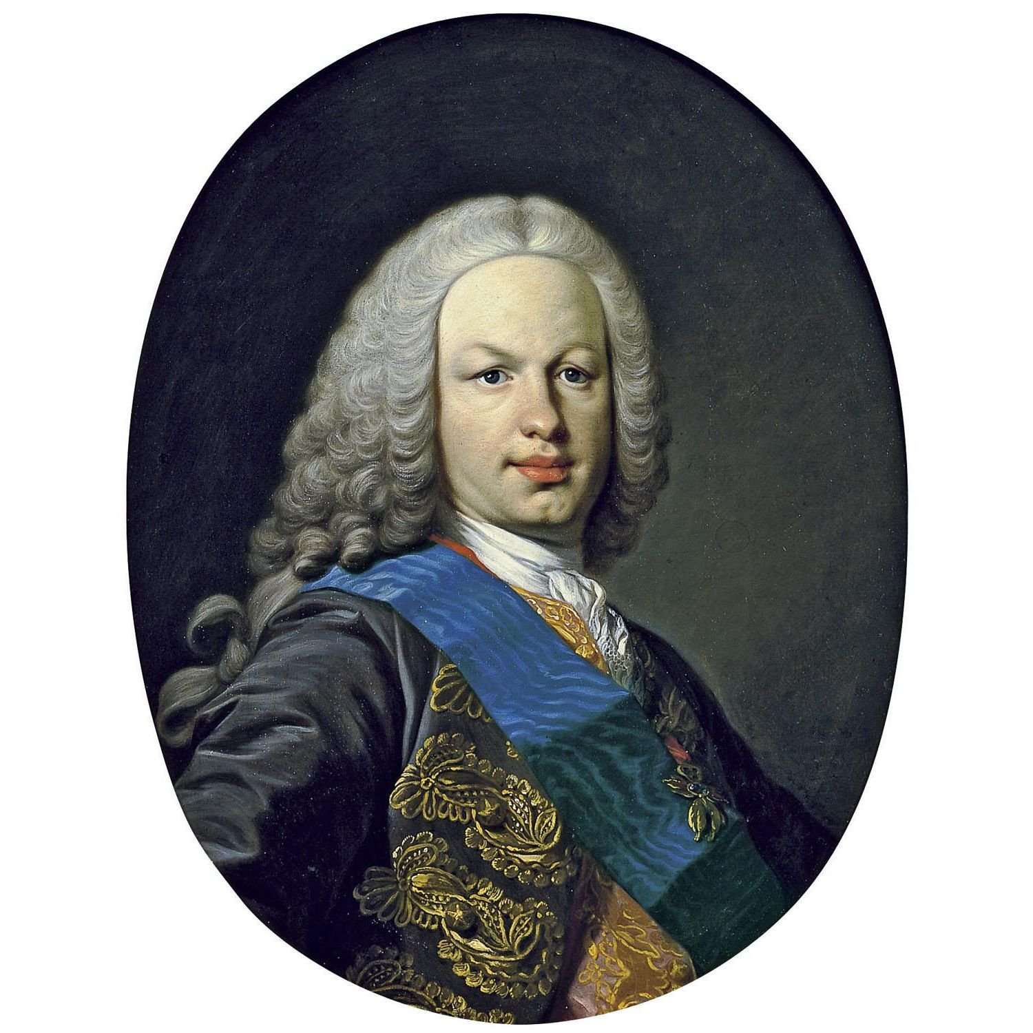 - Louis-Michel van Loo. Fernando VI. 1750. Real Academia Madrid