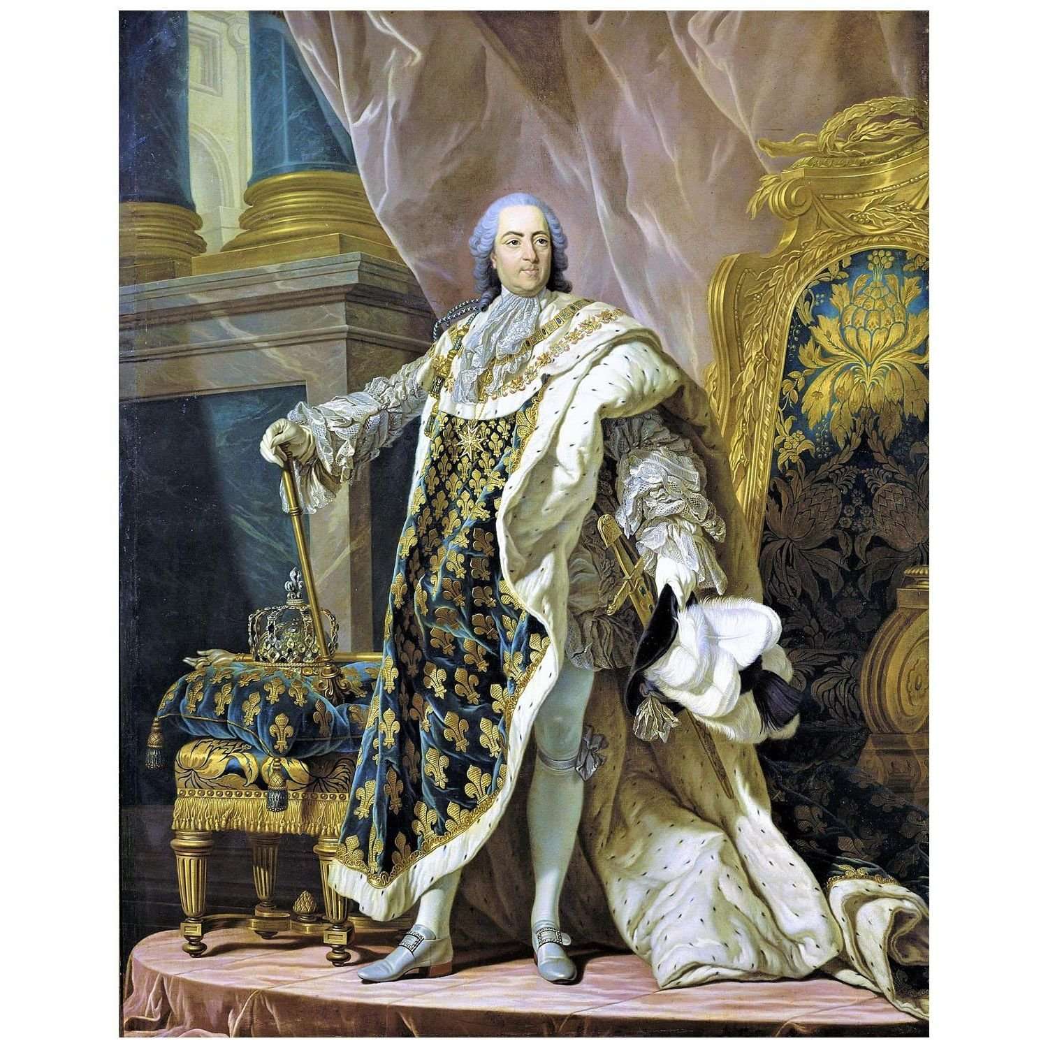 - Louis-Michel van Loo. Louis XV. 1765. Ch?teau de Versailles