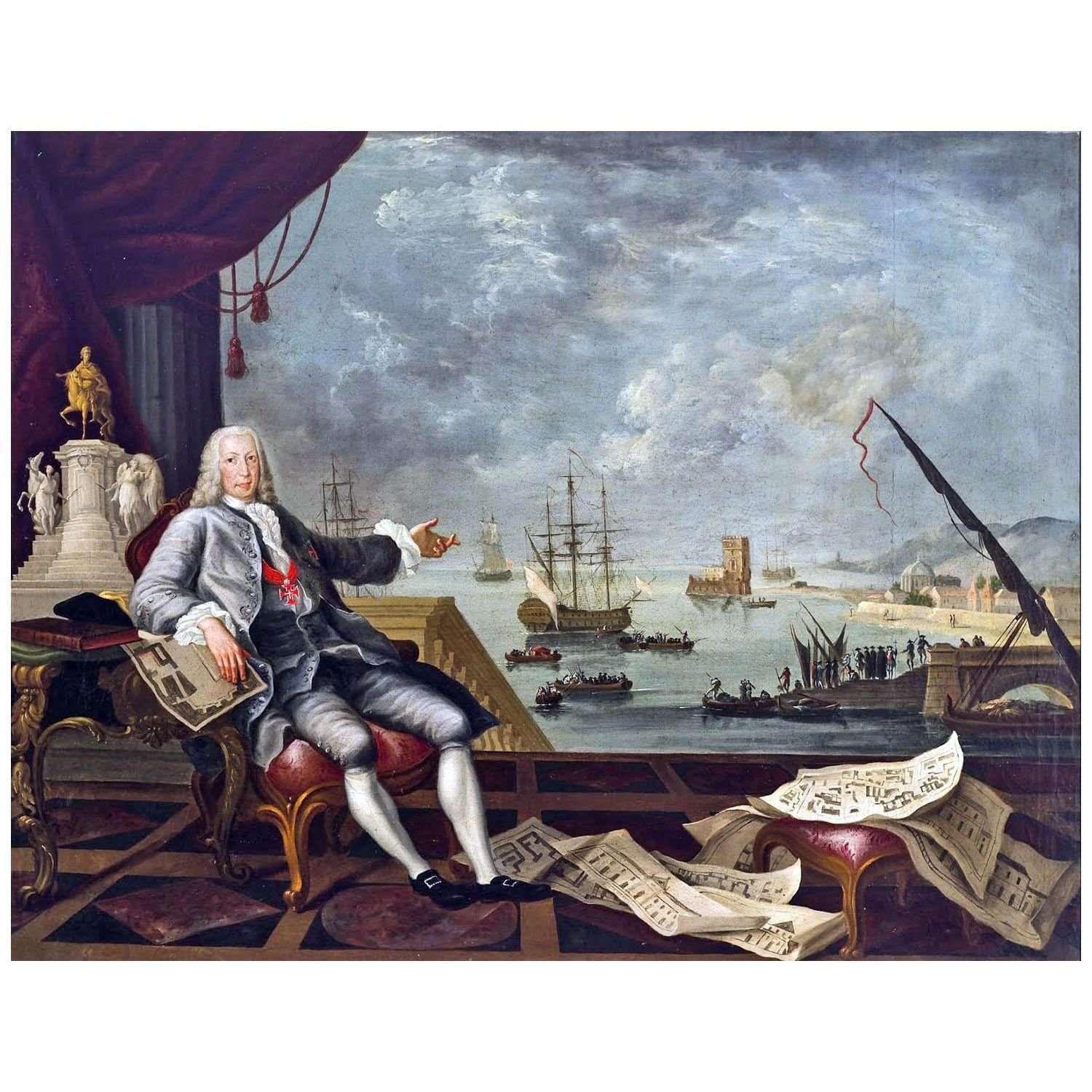 - Louis-Michel van Loo. Marquis de Pombal. 1766. Museu da Cidade de Lisboa