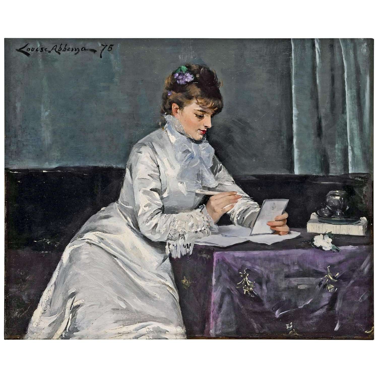  Louise Abbema. Renee Delmas de Pont-Jest. 1875. NGV Melbourne