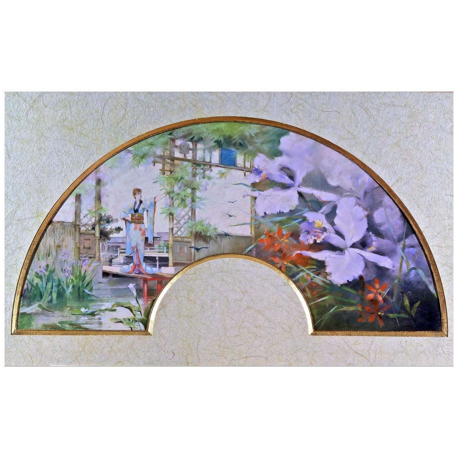  Louise Abbema. Dans un jardin japonais. 1885. Zimmerli Museum New Brunswick