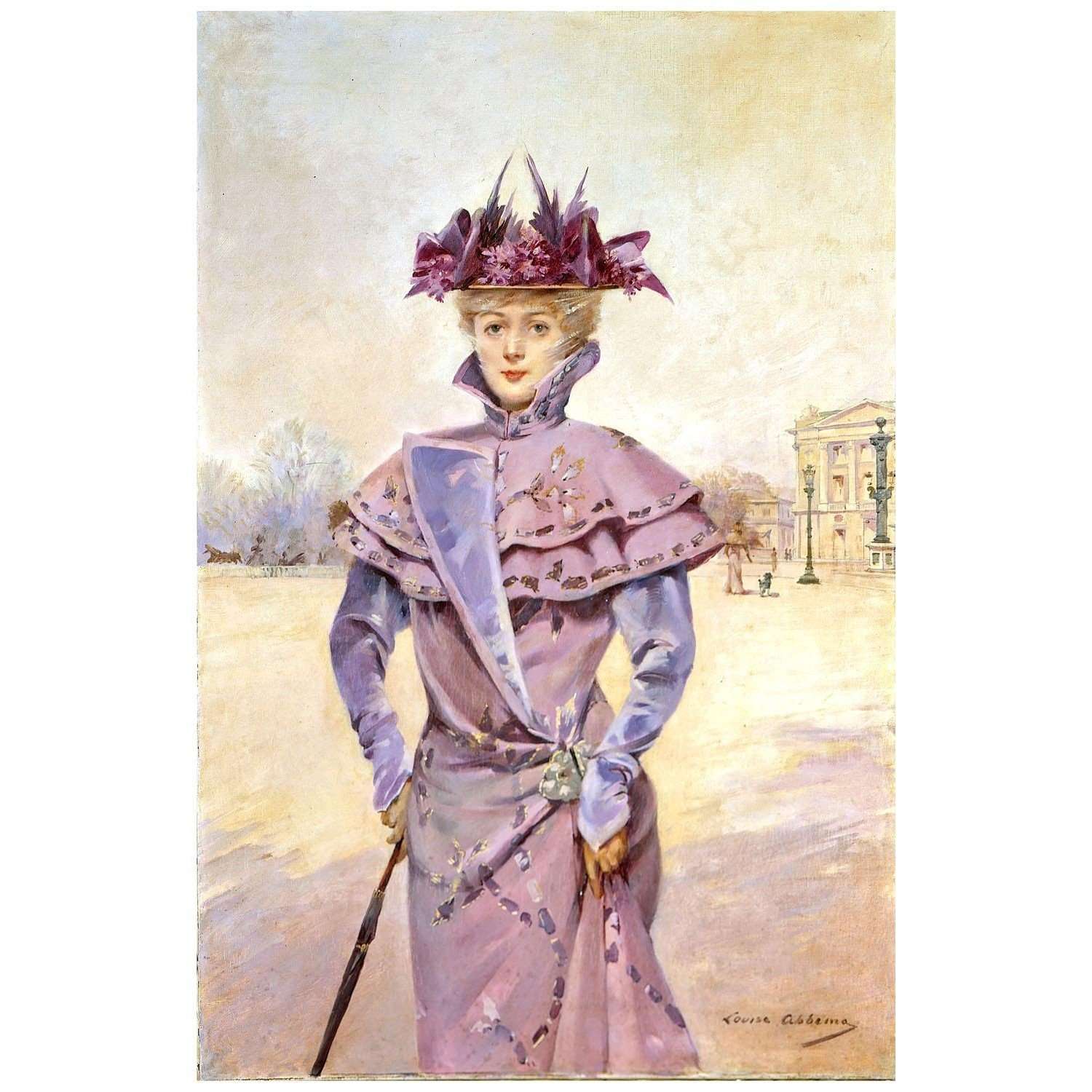  Louise Abbema. El?gante place de la Concorde. 1894. Musee Carnavalet Paris
