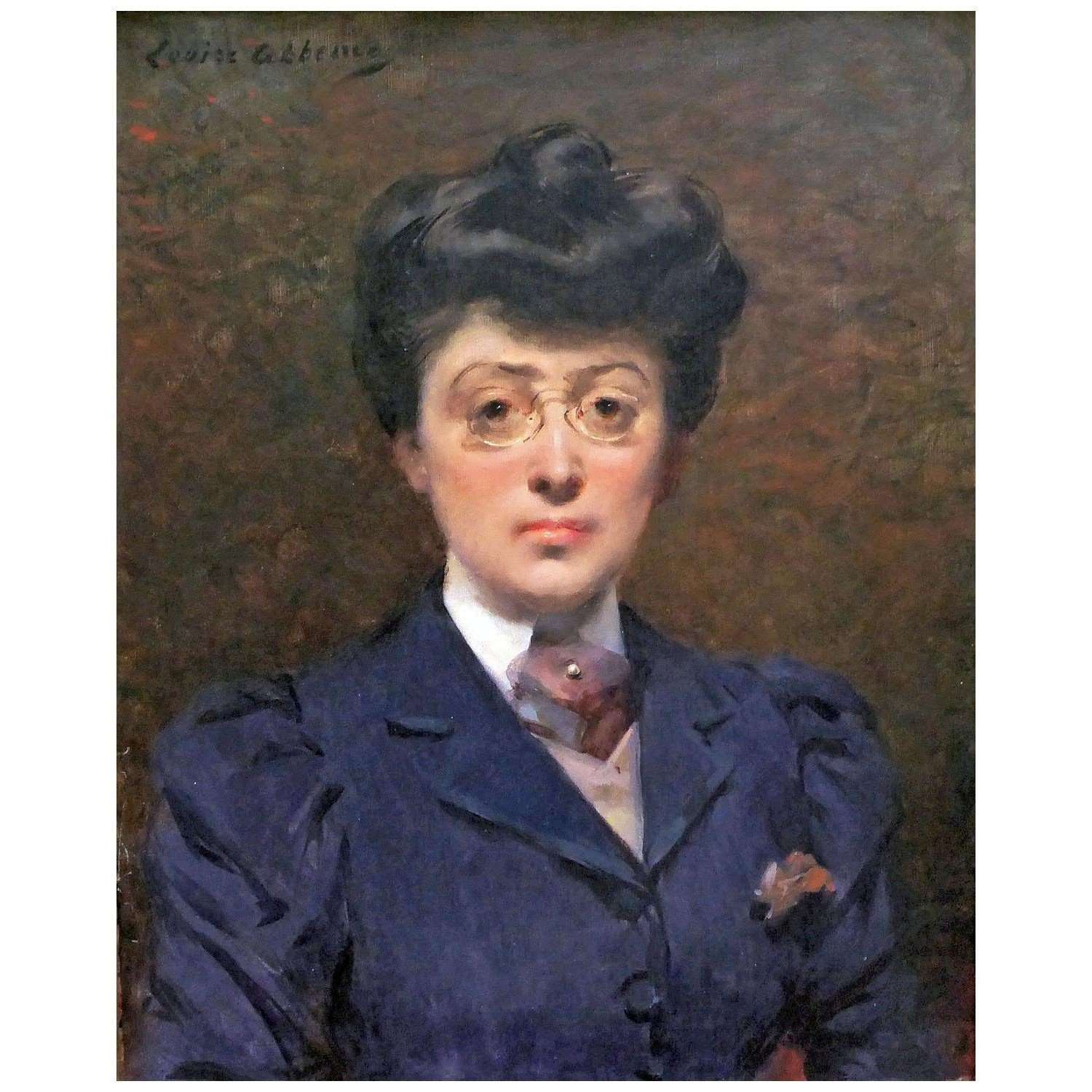  Louise Abbema. Autoportrait. 1895-1900. Musee dEtampes