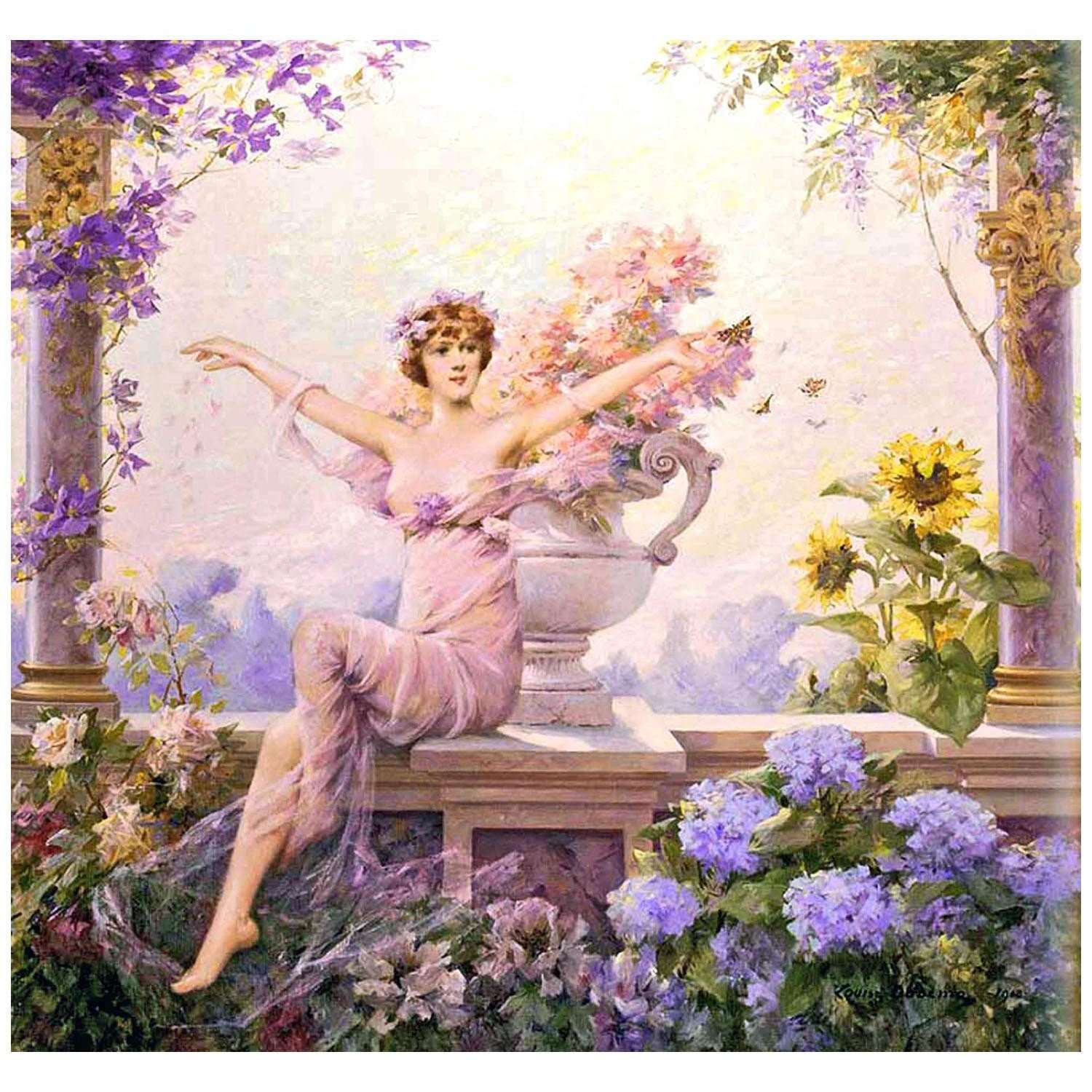  Louise Abbema. Flora. 1913. Collection privee