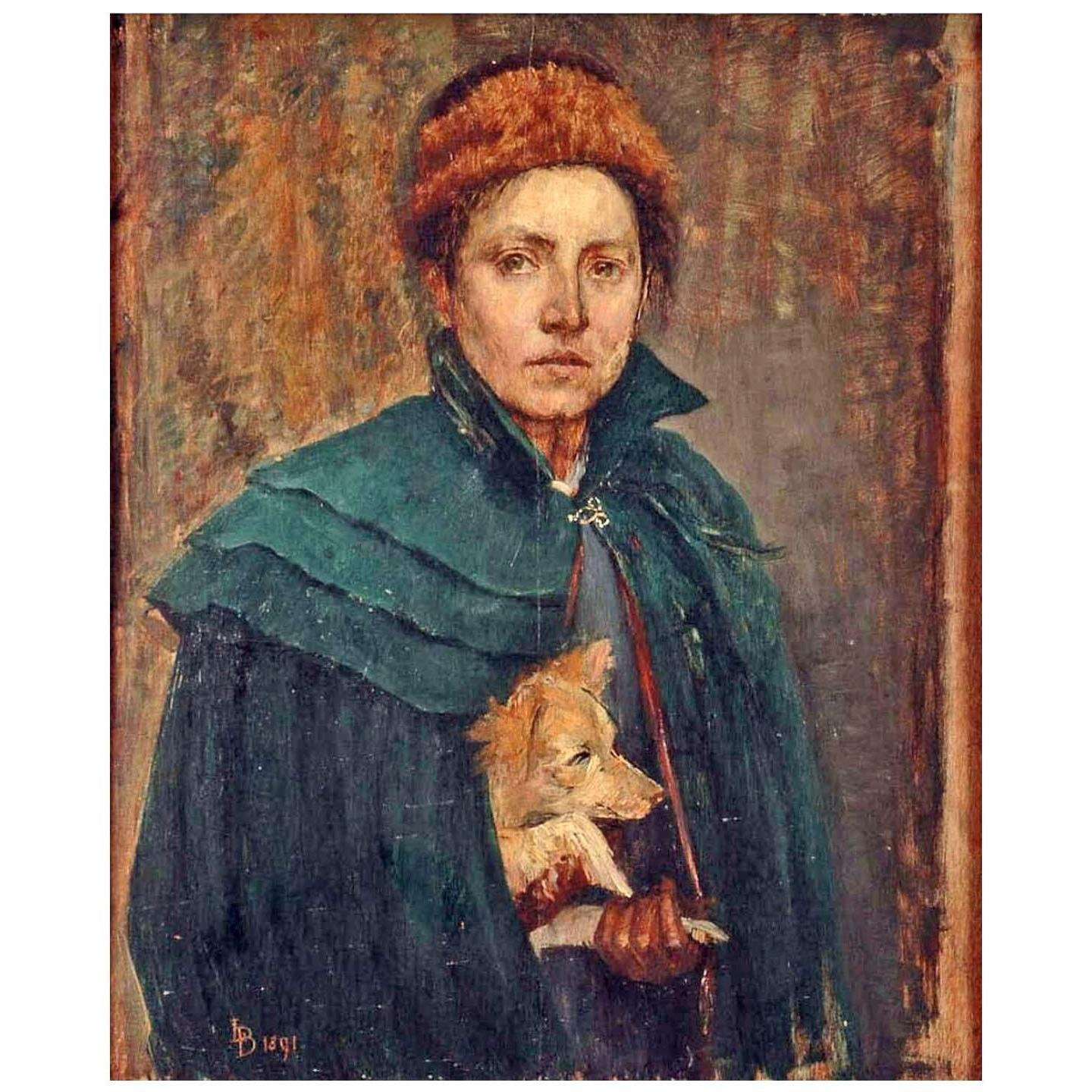   Louise Breslau. Autoportrait. 1891. MAMCS Strasbourg