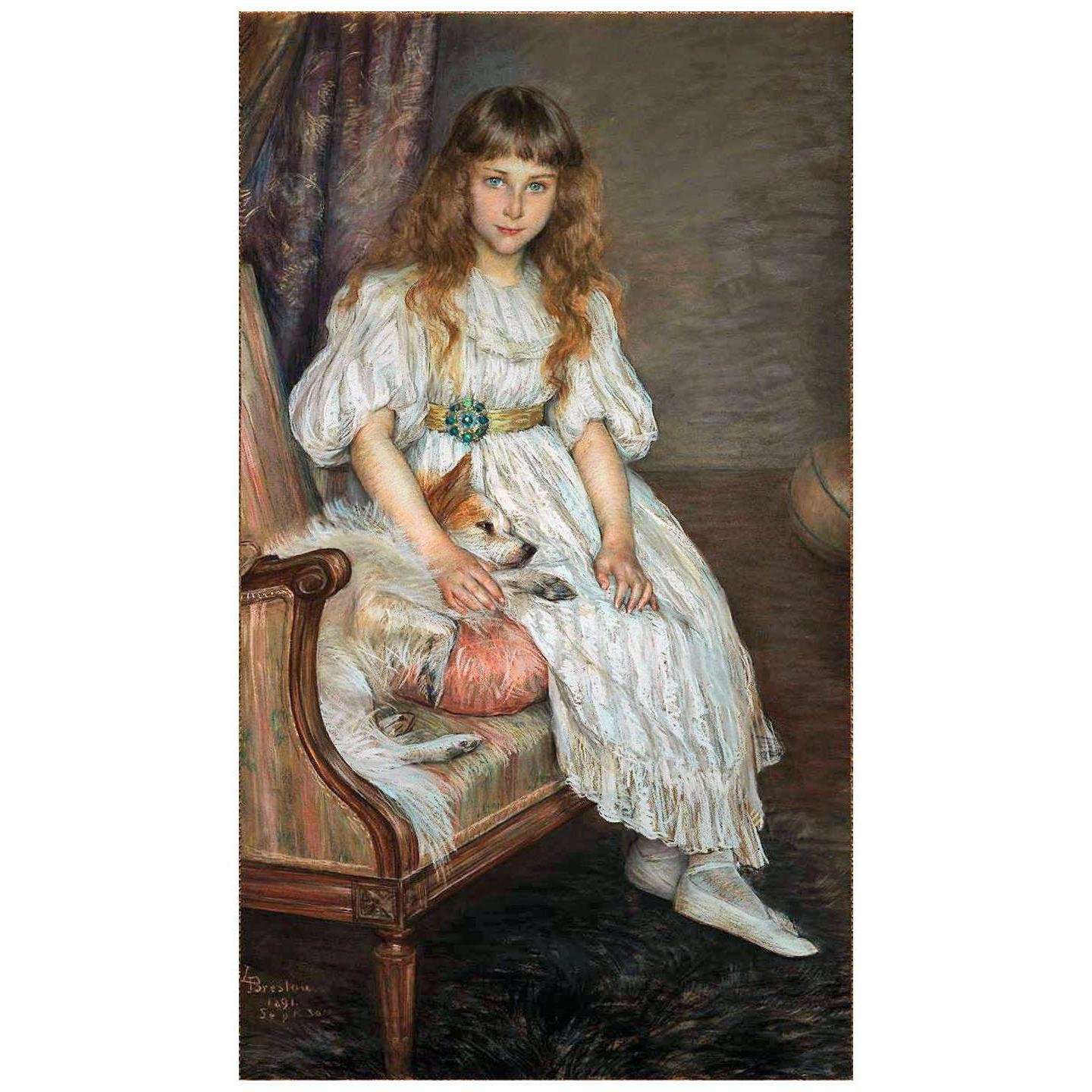   Louise Breslau. Adeline Pozanska. 1891. Musee du Louvre