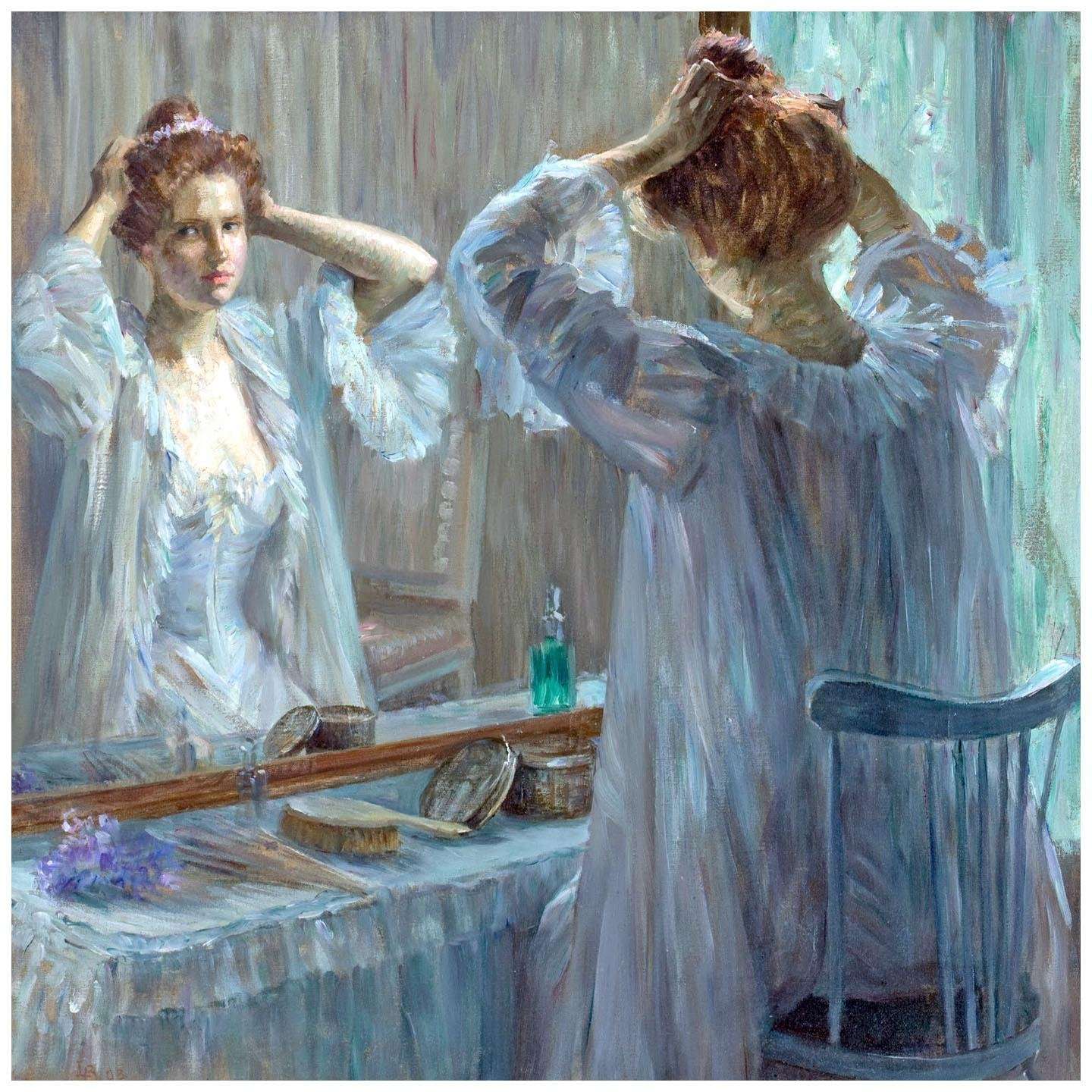   Louise Breslau. La toilette. 1898. Collection privee