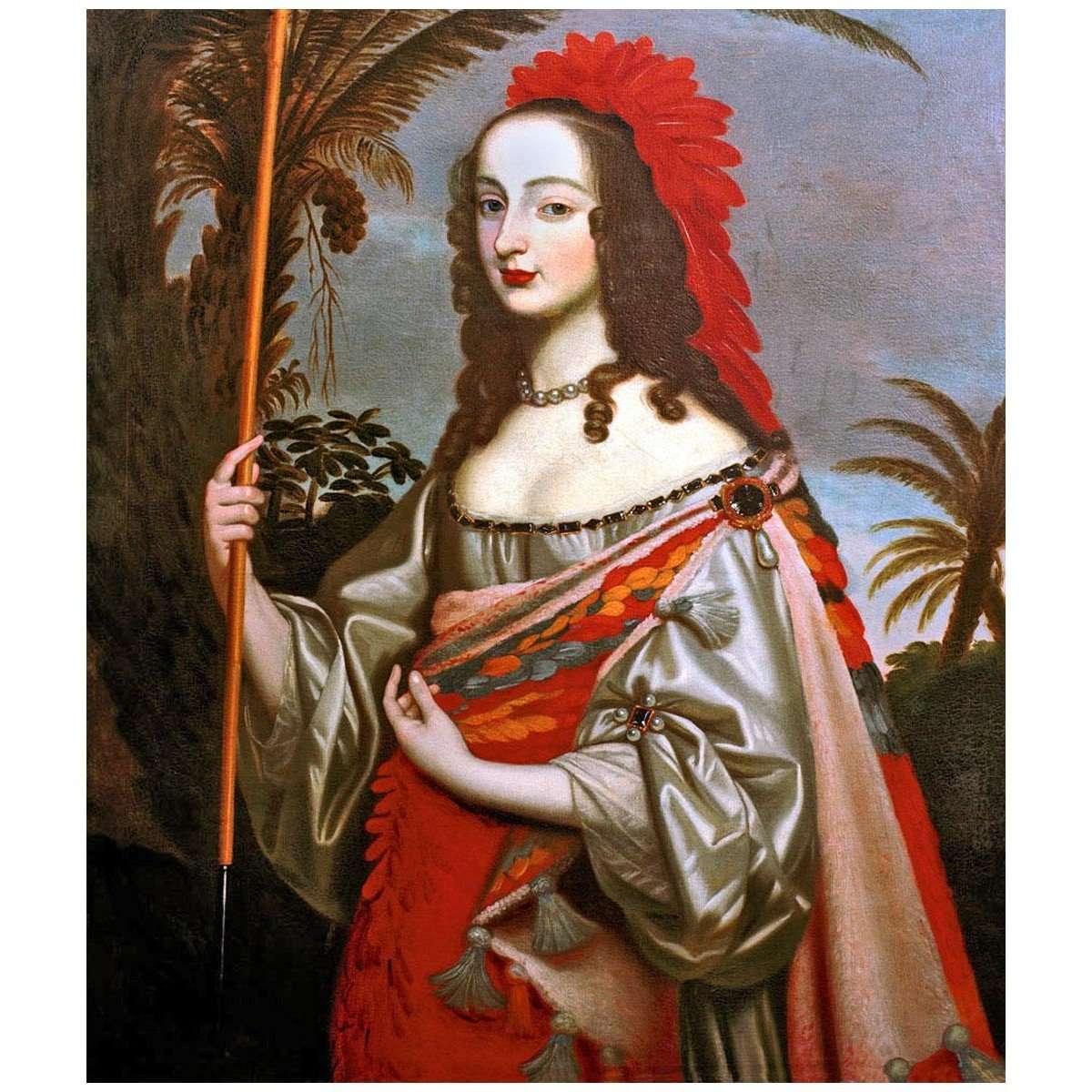  Louise Hollandine von Pfalz. Sophia von Hanover. 1644. Museum Wasserburg Anholt