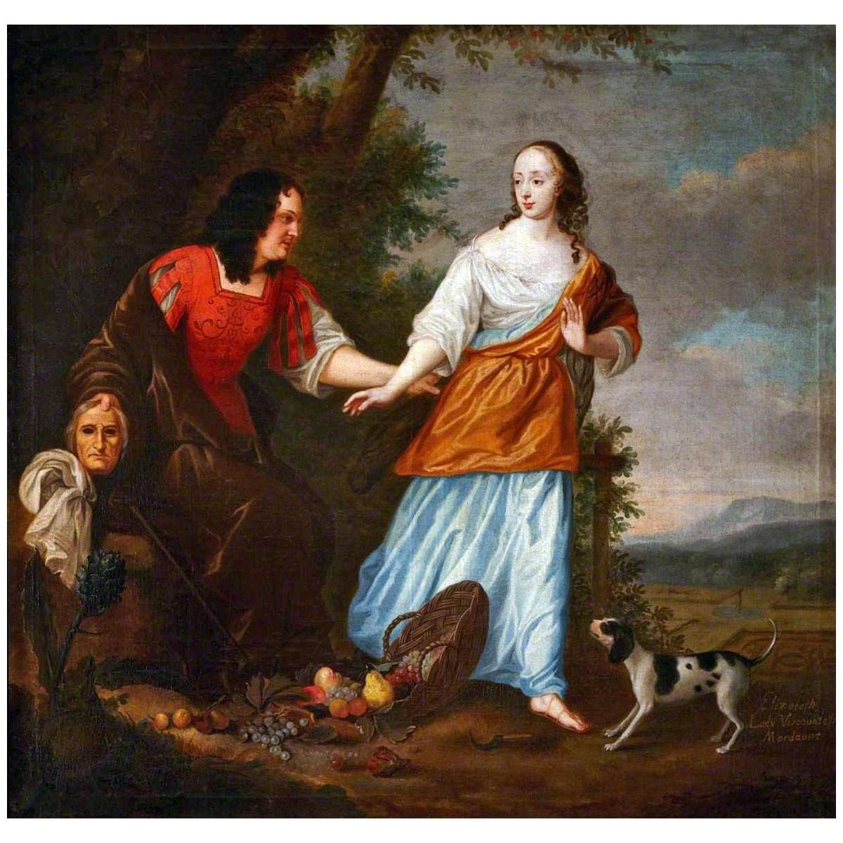  Louise Hollandine von Pfalz. Vertumnus and Pomona. 1648. National Trust UK. Castle Ward
