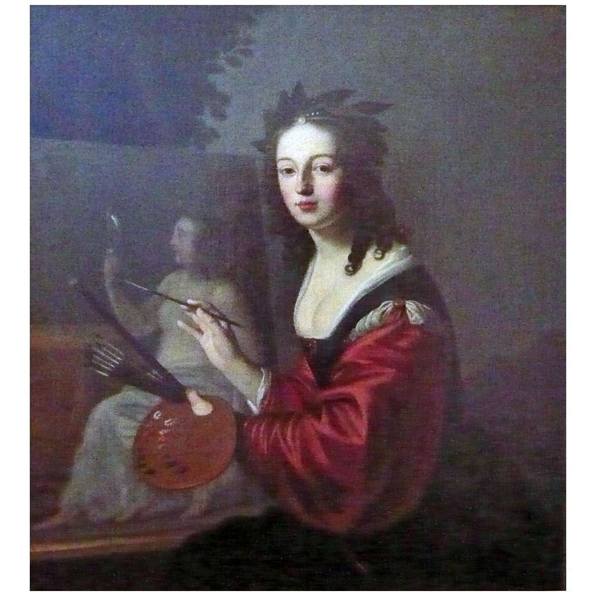  Louise Hollandine von Pfalz. Self-Portrait. 1658. Stedelijk Museum Zwolle