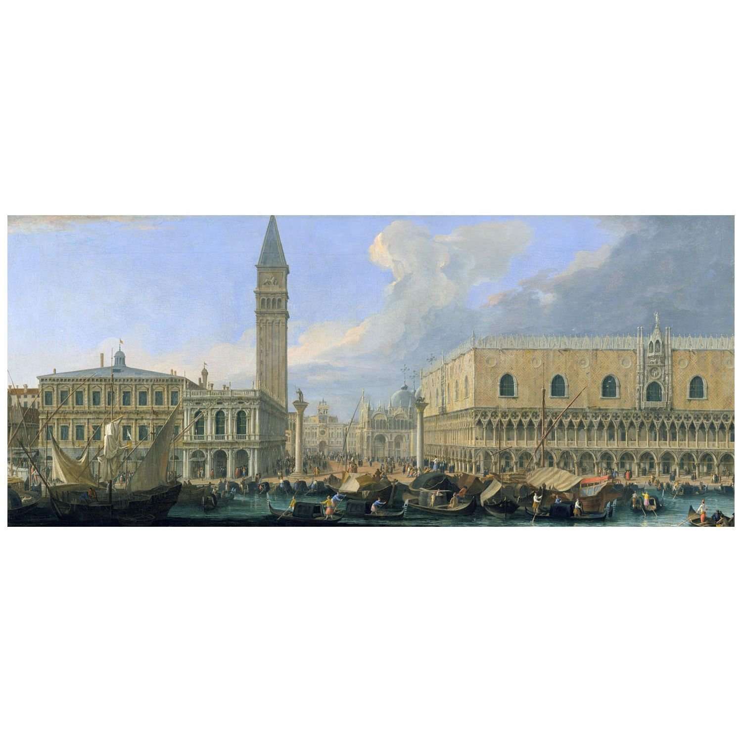  Luca Carlevarijs. Molo dal Bacino di San Marco. 1709. Metropolitan Museum of Art NY