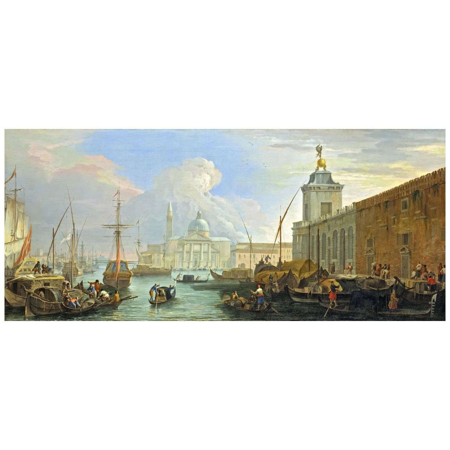  Luca Carlevarijs. Dogana. 1709. Metropolitan Museum of Art NY