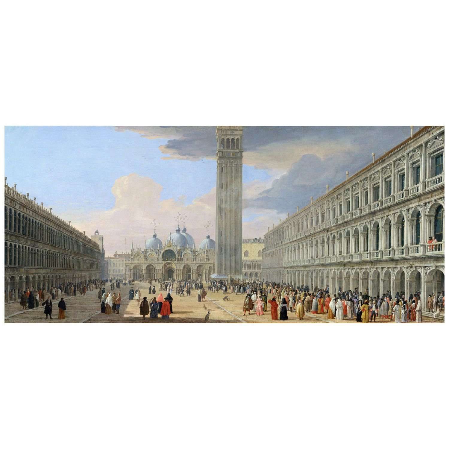  Luca Carlevarijs. Piazza San Marco. 1709. Metropolitan Museum of Art NY