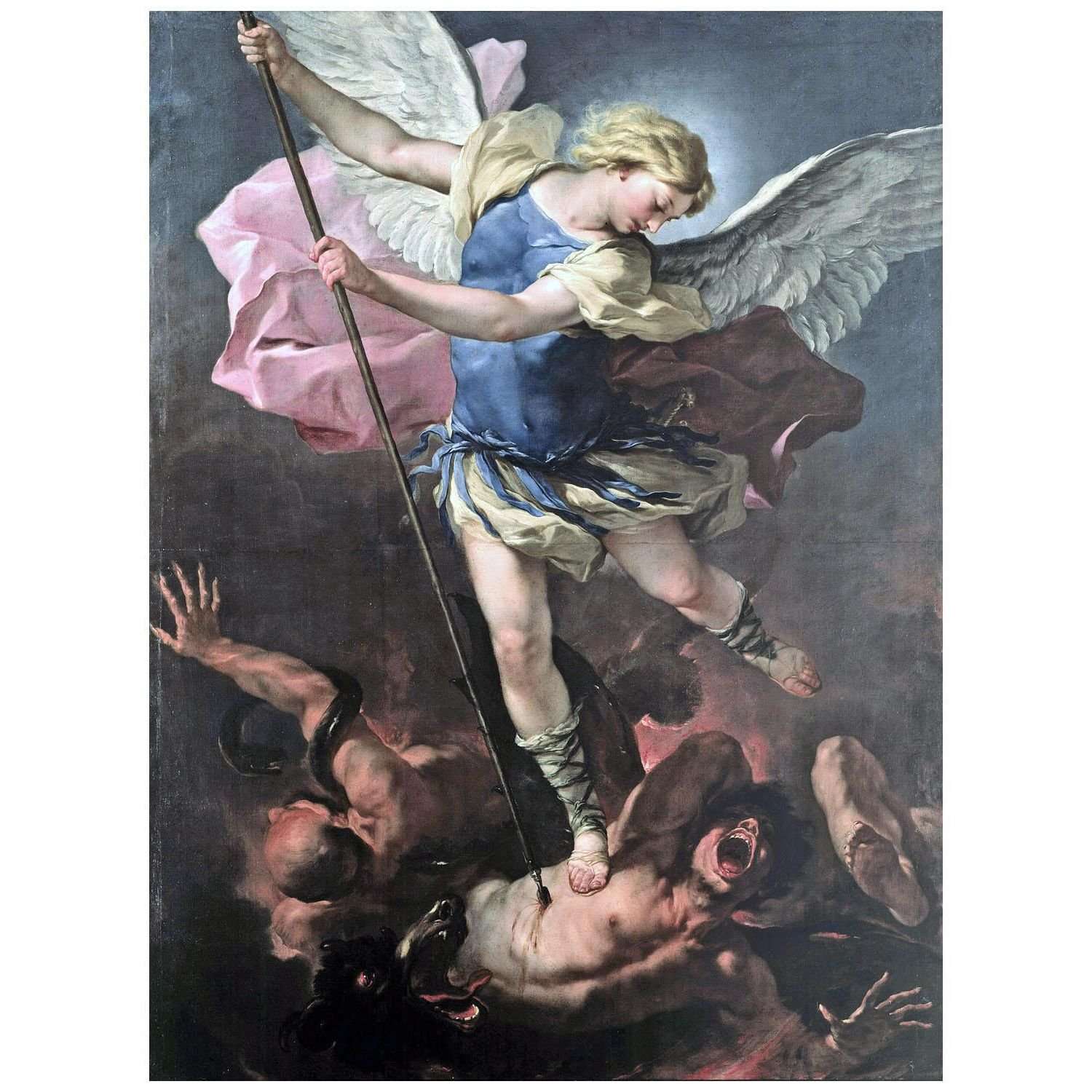  Luca Giordano. San Michele Arcangelo. 1663. Gemaldegalerie Berlin