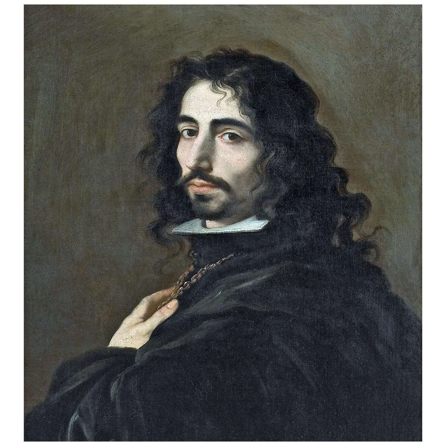  Luca Giordano. Autoritratto. 1670. Galleria degli Uffizi