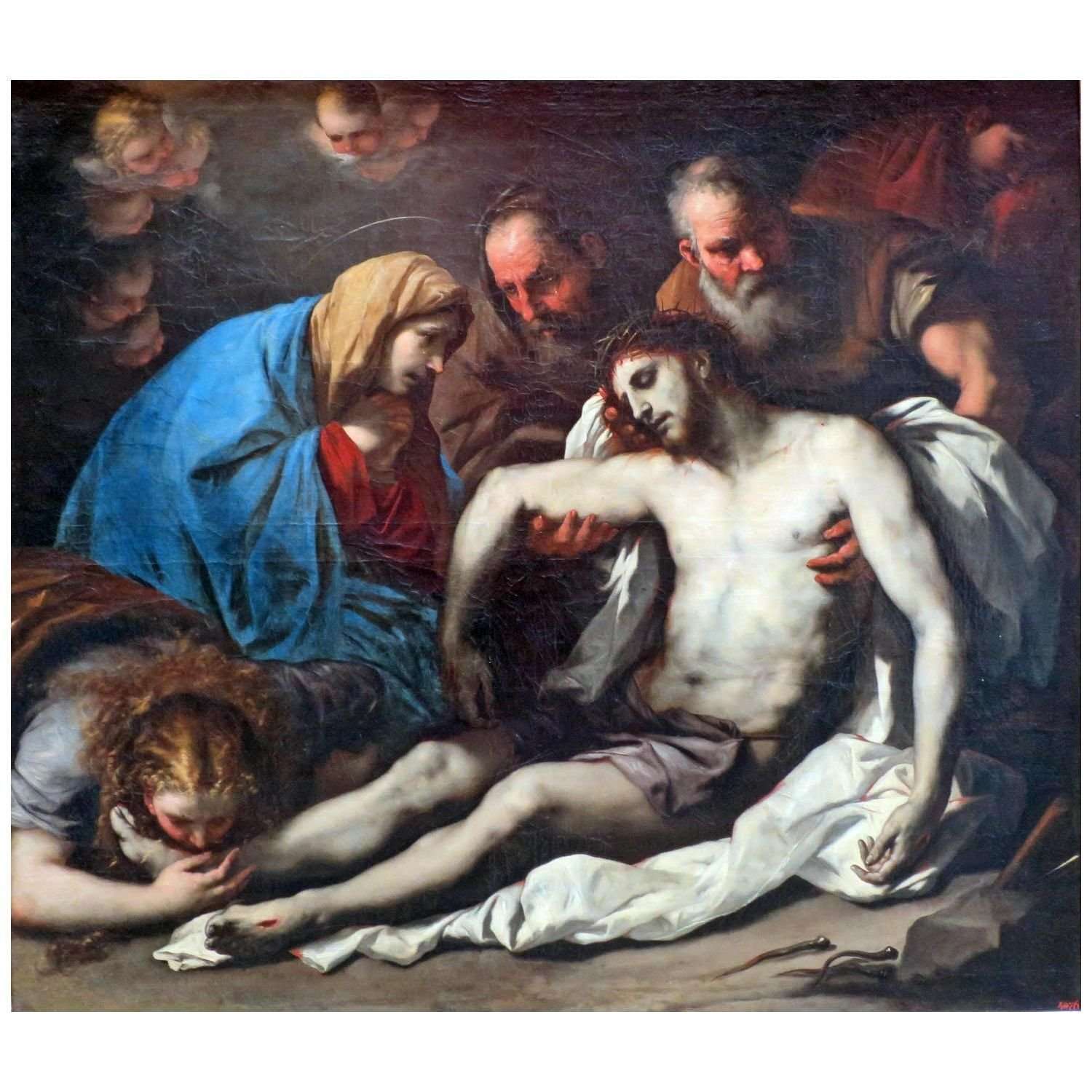  Luca Giordano. Pieta. 1670-1675. Hermitage Museum