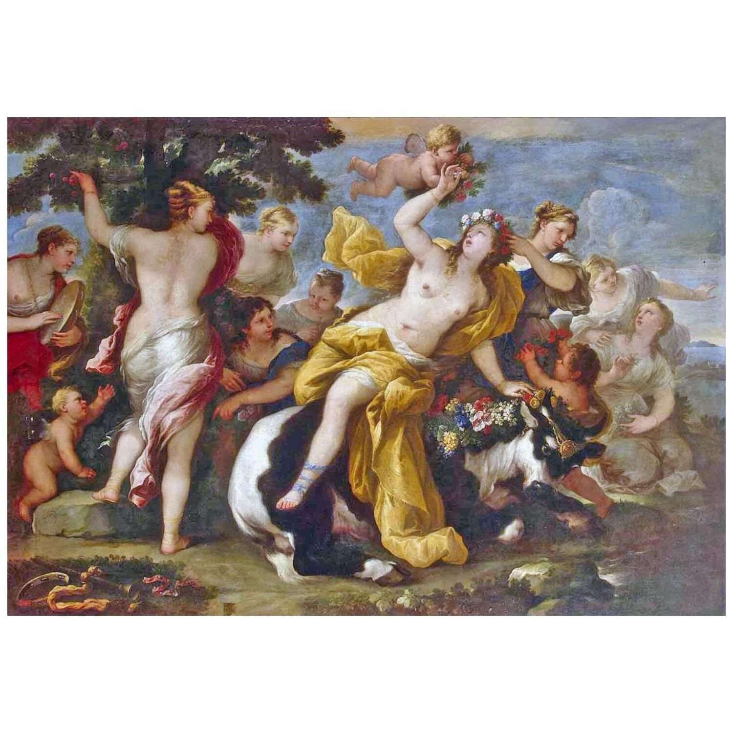  Luca Giordano. Stupro di Europa. 1675-1677. Hermitage Museum