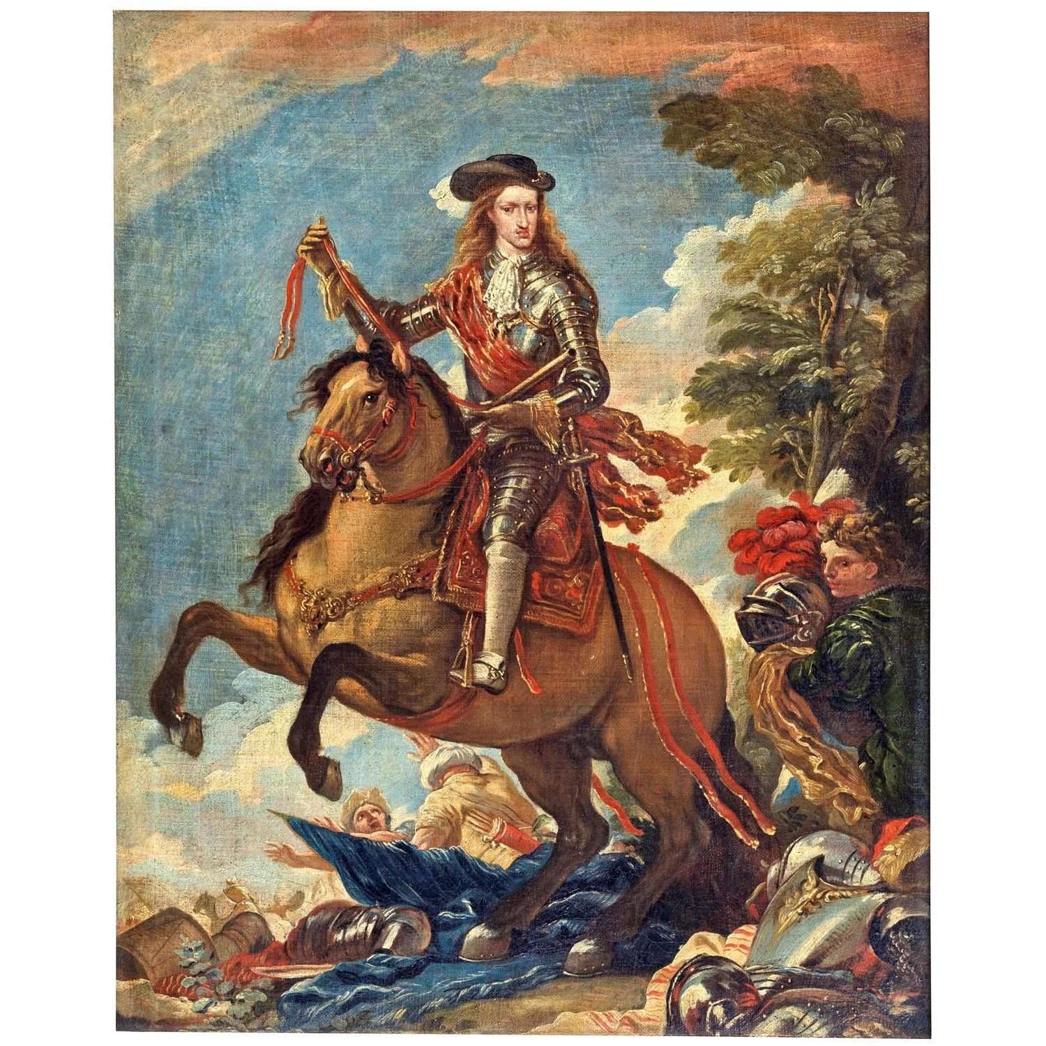  Luca Giordano. Carlo II a cavallo. 1693. Museo del Prado Madrid