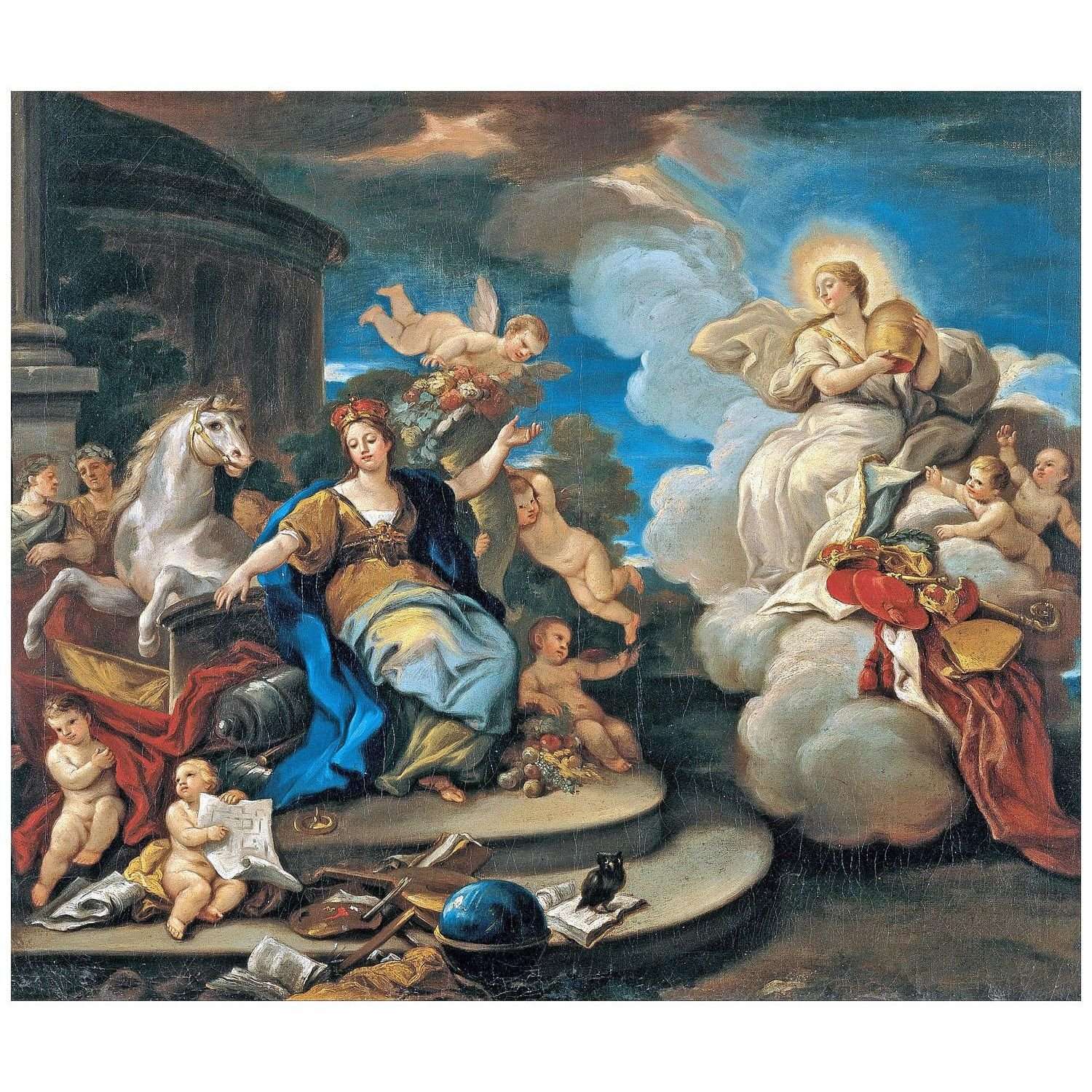  Luca Giordano. Europa. Quattro Parti del mondo. 1695. Fundaci?n Banco Santander