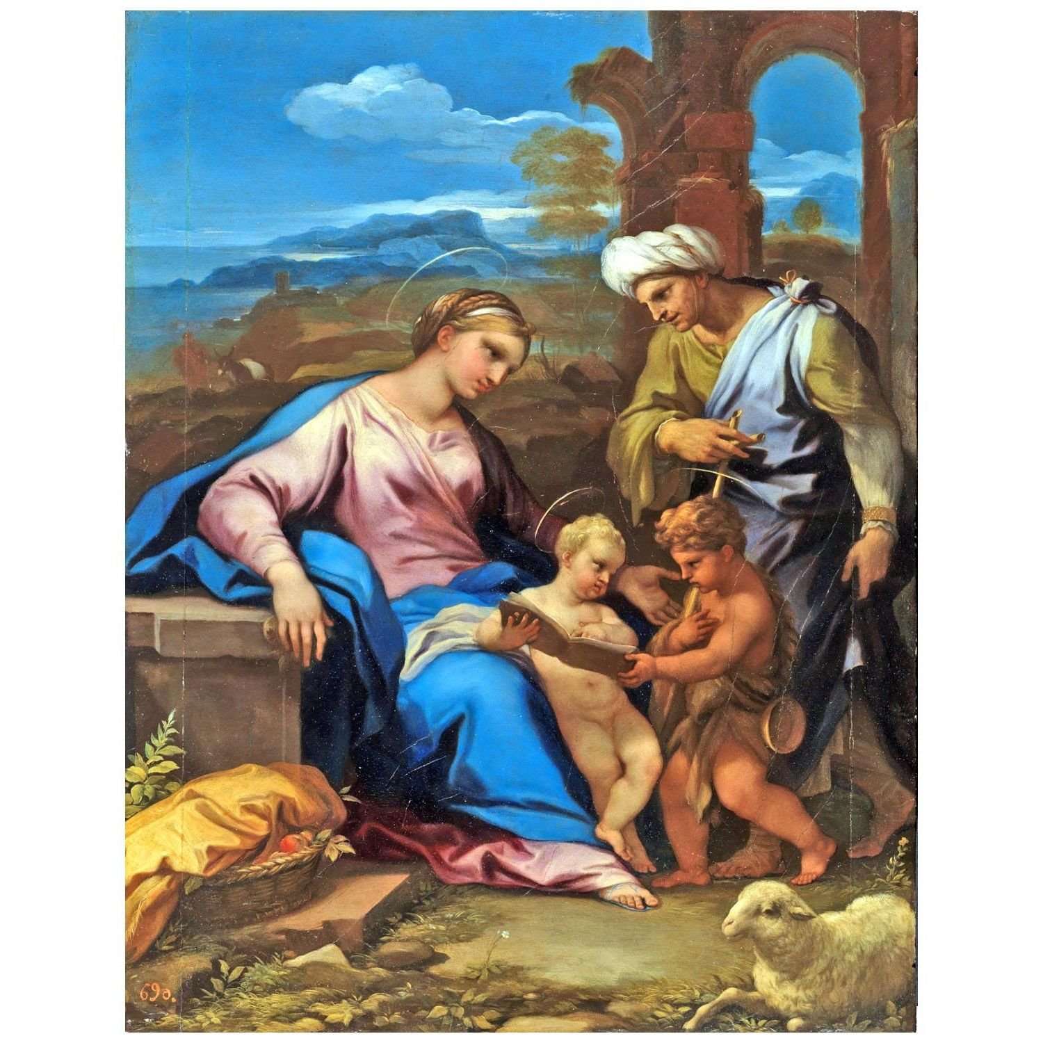  Luca Giordano. Sacra Famiglia. 1697. Museo del Prado Madrid
