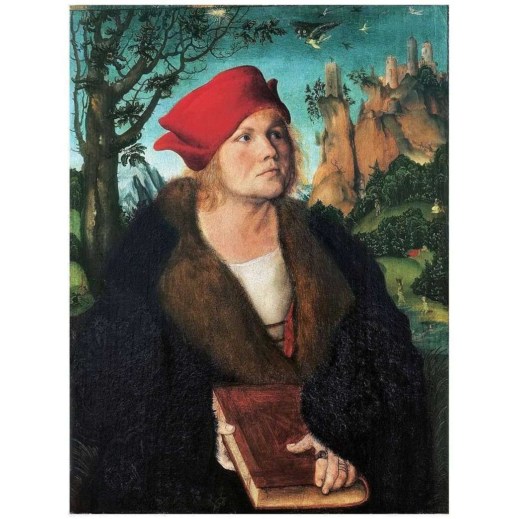  Lucas Cranach the Elder. Dr. Johannes Cuspinian. 1502. Museum am Romerholz Zurich