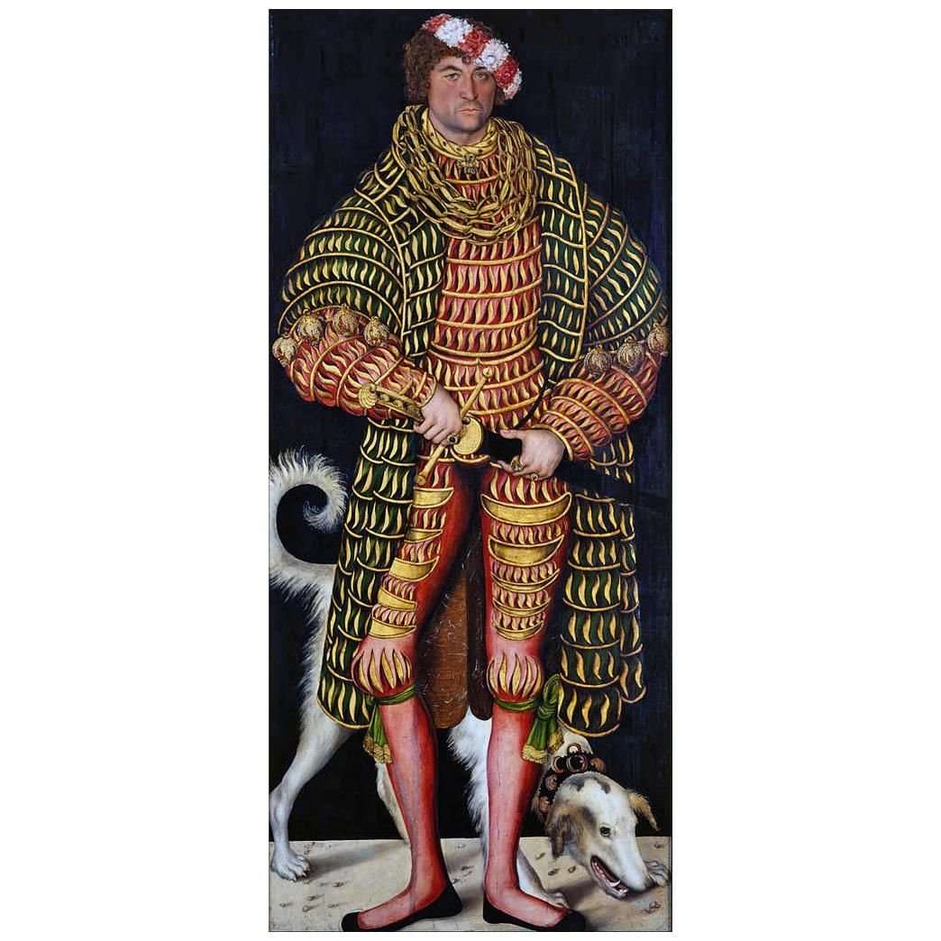  Lucas Cranach the Elder. Duke Henry the Pious. 1514. Gemaldegalerie Dresden