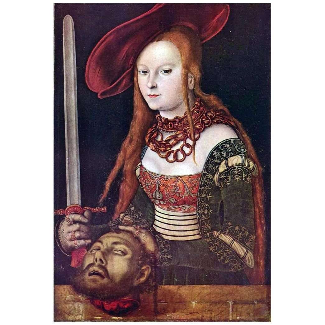  Lucas Cranach the Elder. Judith. 1515. KHM, Wien
