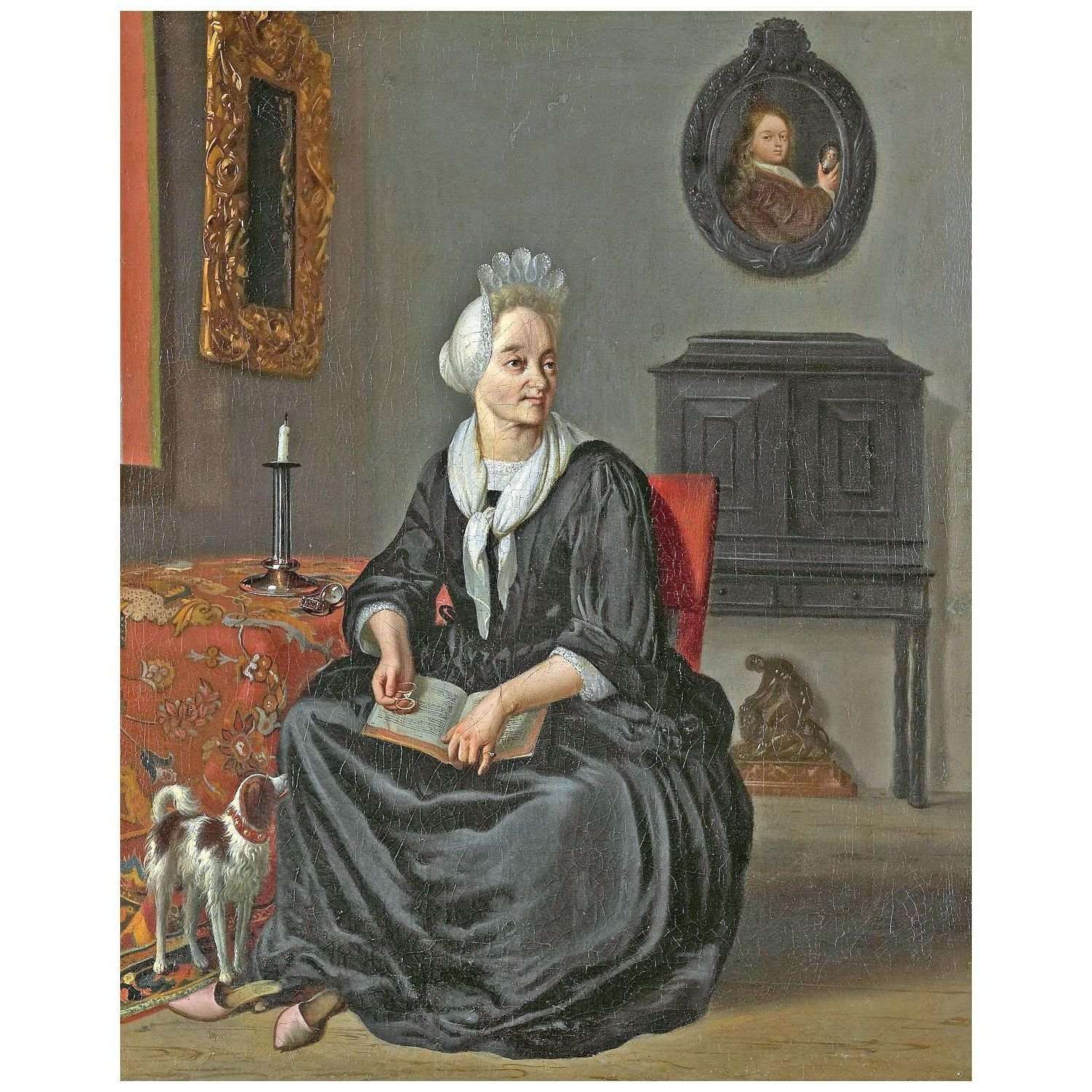  Ludolf Backhuysen. Portrait if Anna de Hooghe. 1693. Rijksmuseum Amsterdam