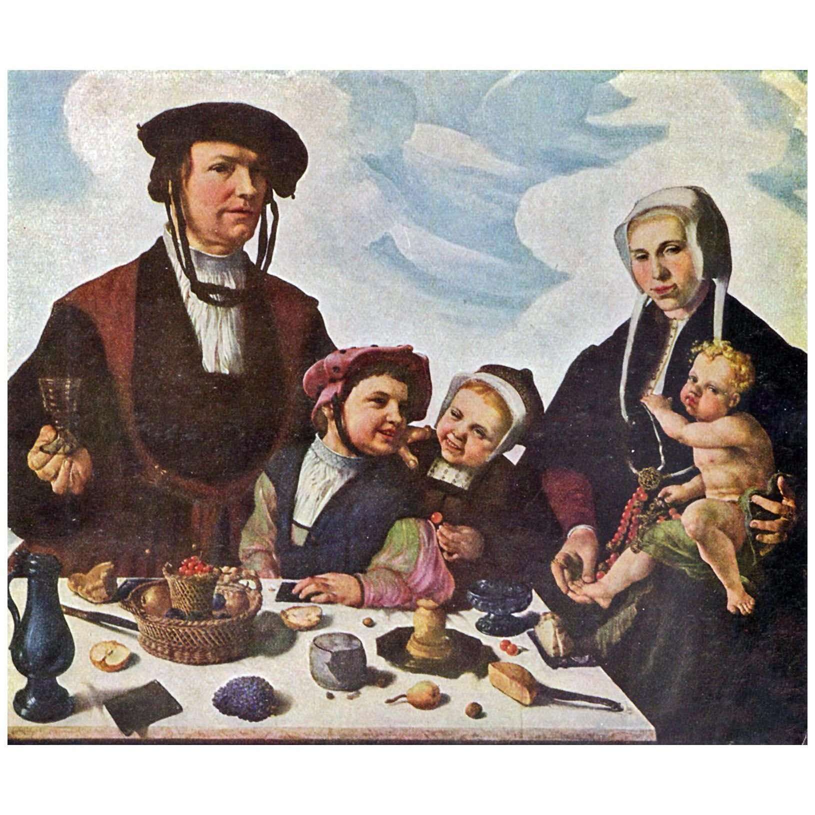  Maarten van Heemskerck. Foppesz Family Portrait. 1532. Gemaldegalerie Kassel