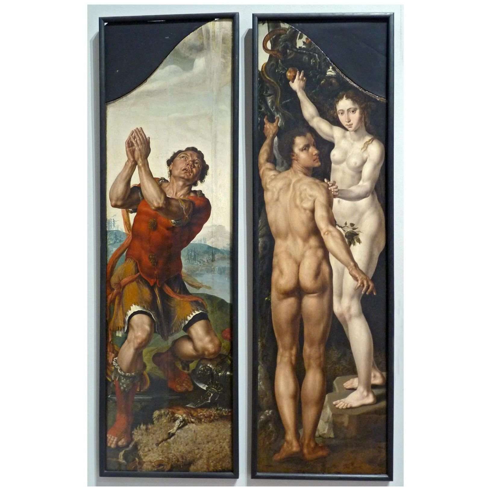  Maarten van Heemskerck. Gedeon / Adam and Eve. 1550. Palais Rohan MBA Strasbourg