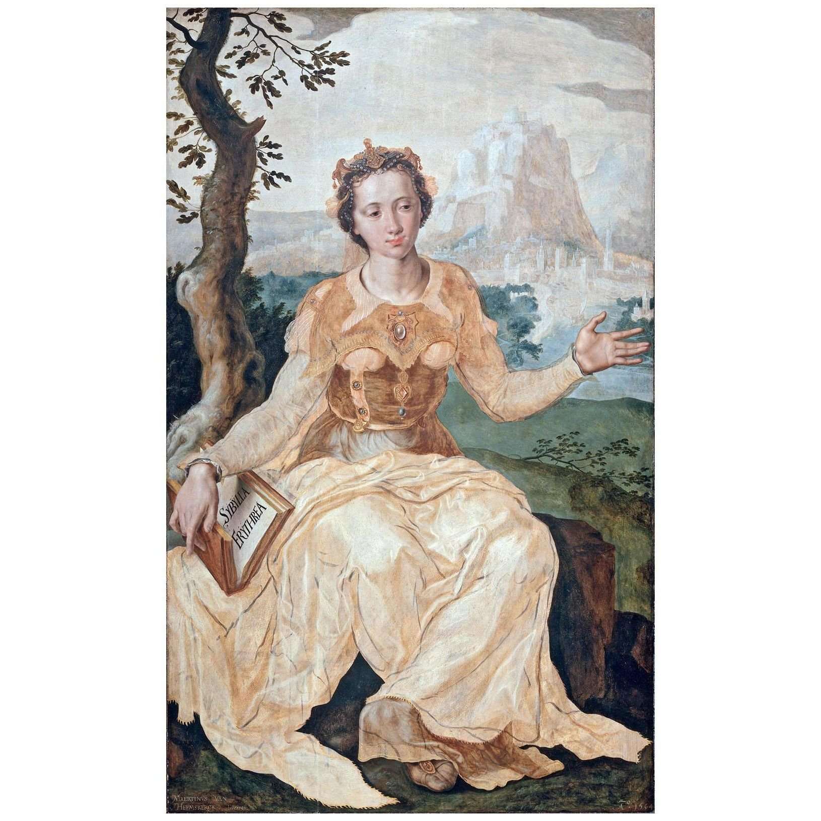  Maarten van Heemskerck. The Erythraean Sibyl. 1564. Rijksmuseum Amsterdam
