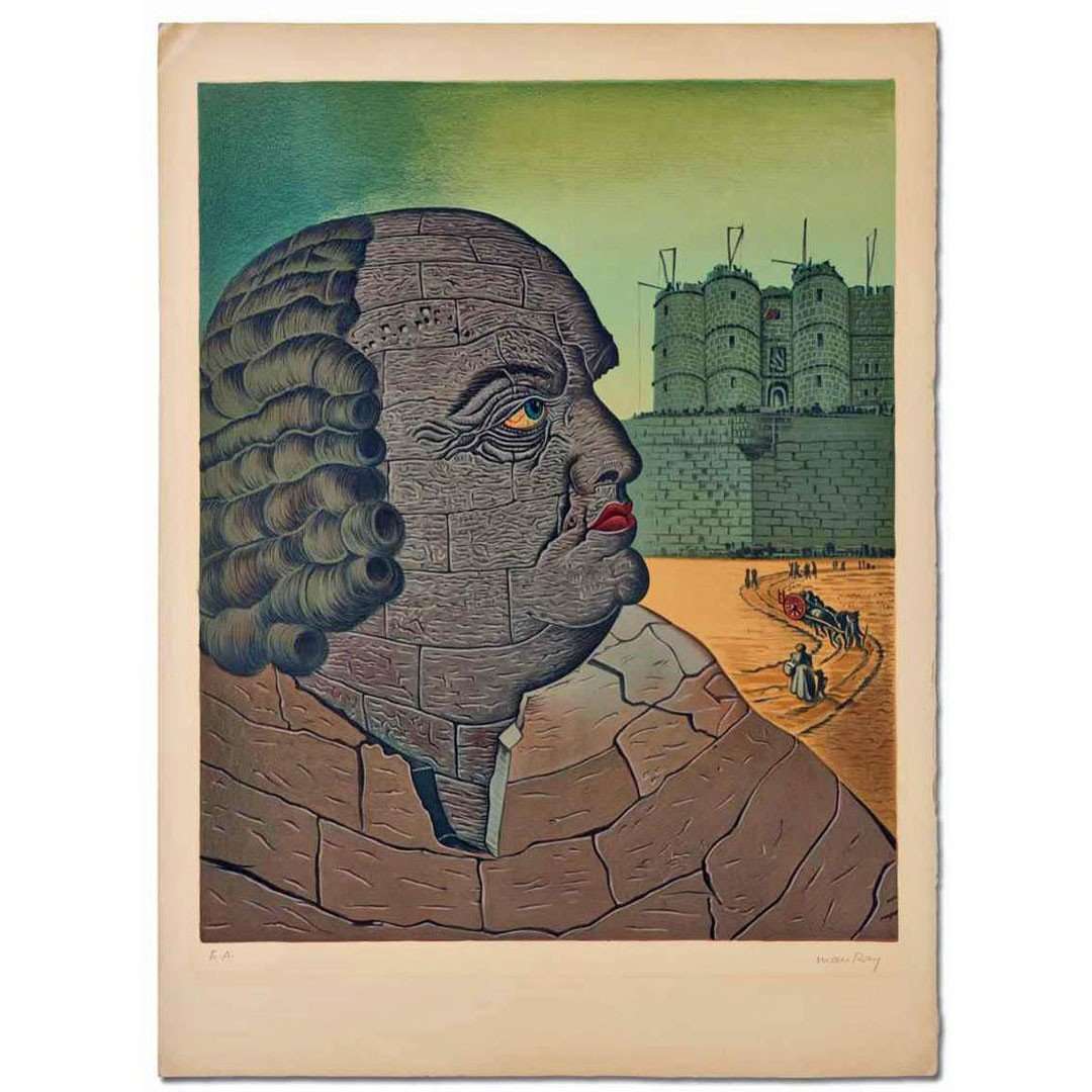  Man Ray. Imaginary Portrait of the Marquis de Sade. 1937