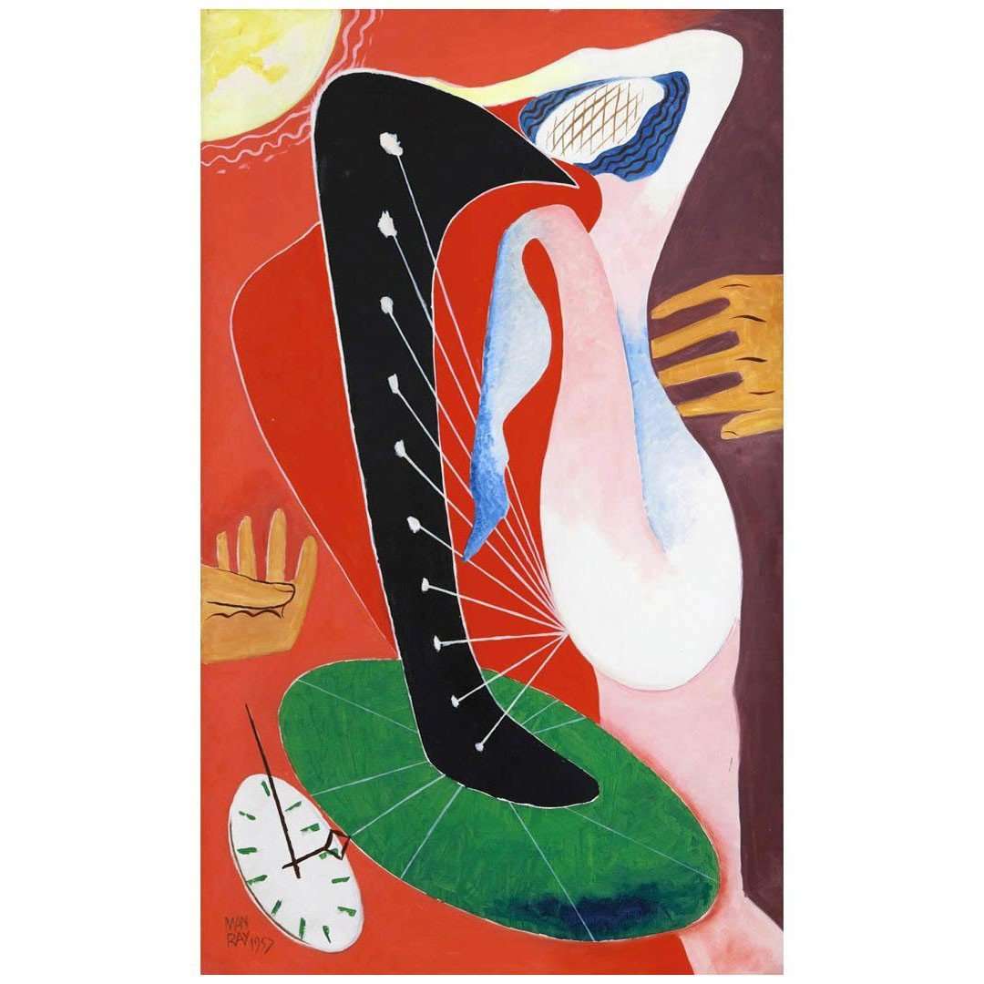  Man Ray. Femme la harpe. 1953