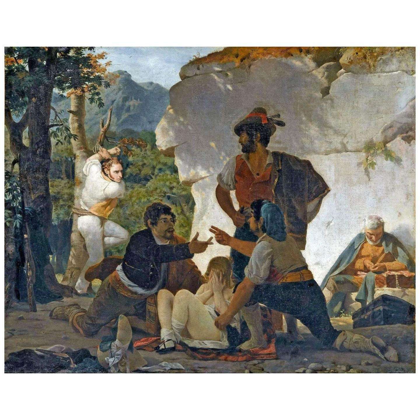    Charles Gleyre. Les brigands romains. 1831. Musee du Louvre