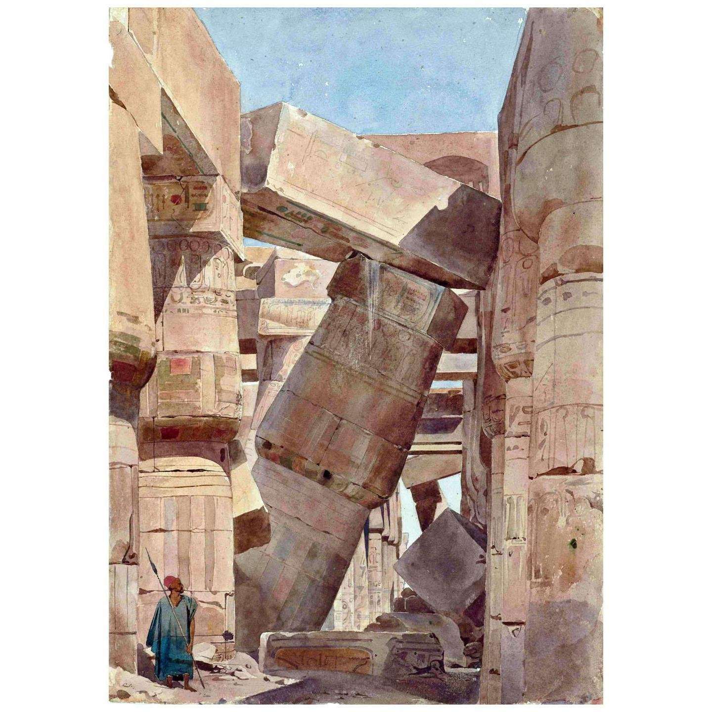    Charles Gleyre. Temple D'Amon, Karnak. 1840. Musee dOrsay
