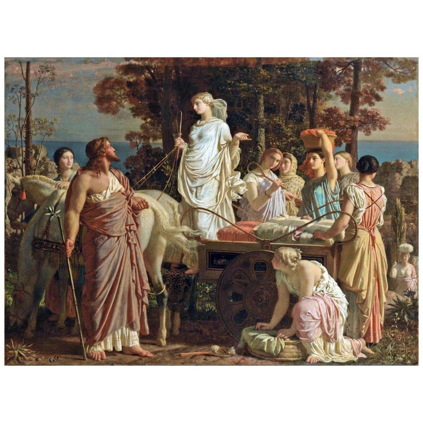    Charles Gleyre. Ulysse et Nausicaa. 1855. Collection privee