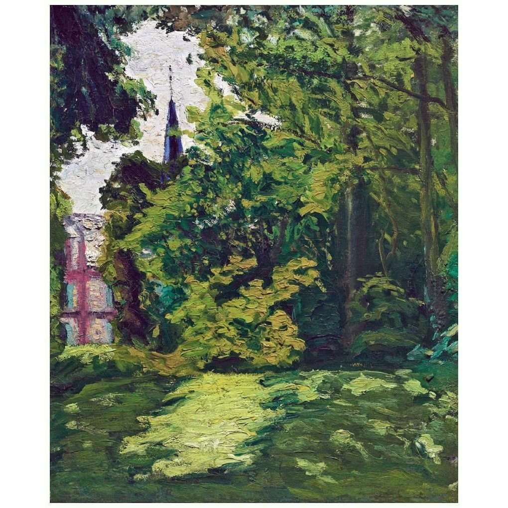 Marcel Duchamp. Garden and Chapel at Blainville. 1902