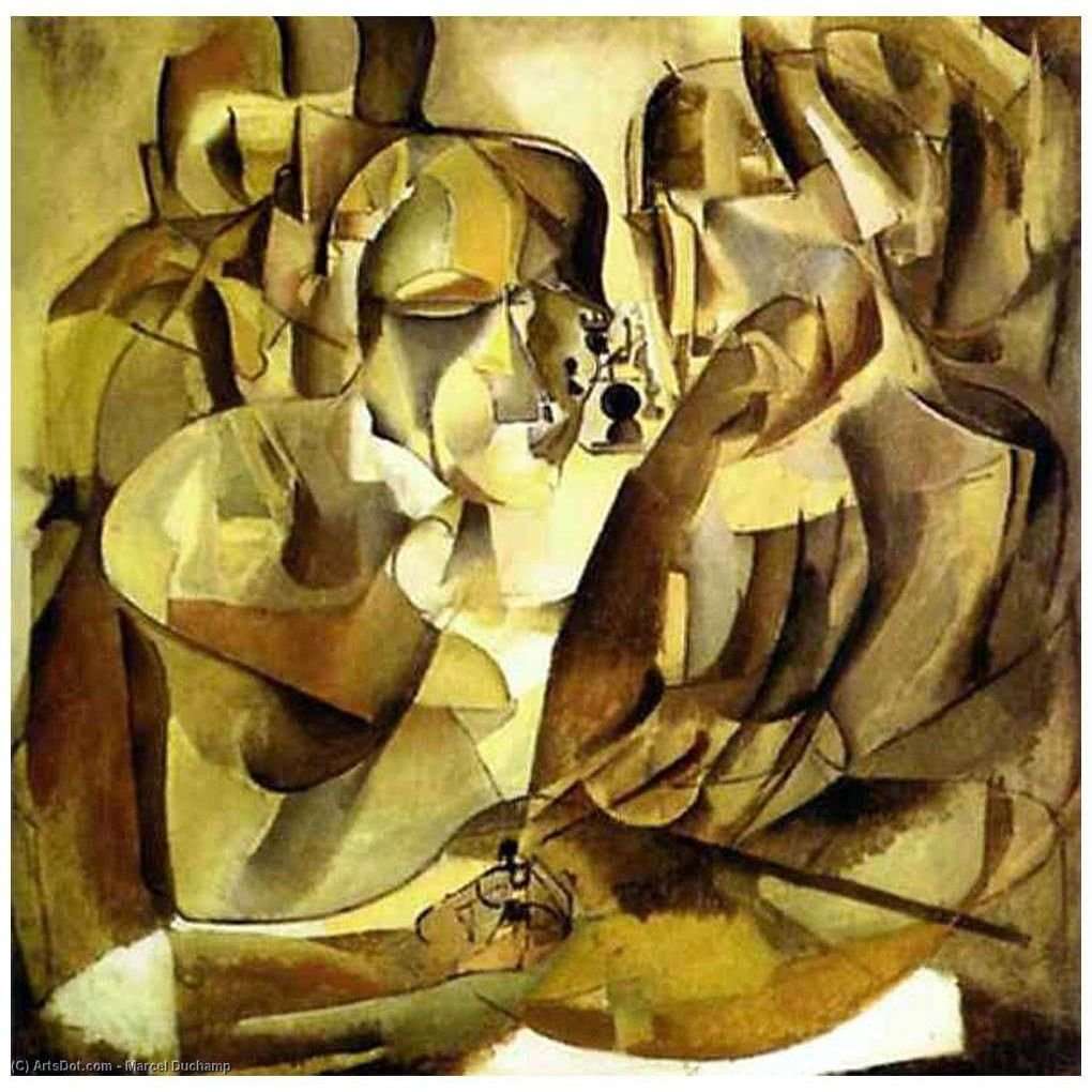  Marcel Duchamp. The Chess Players. 1911