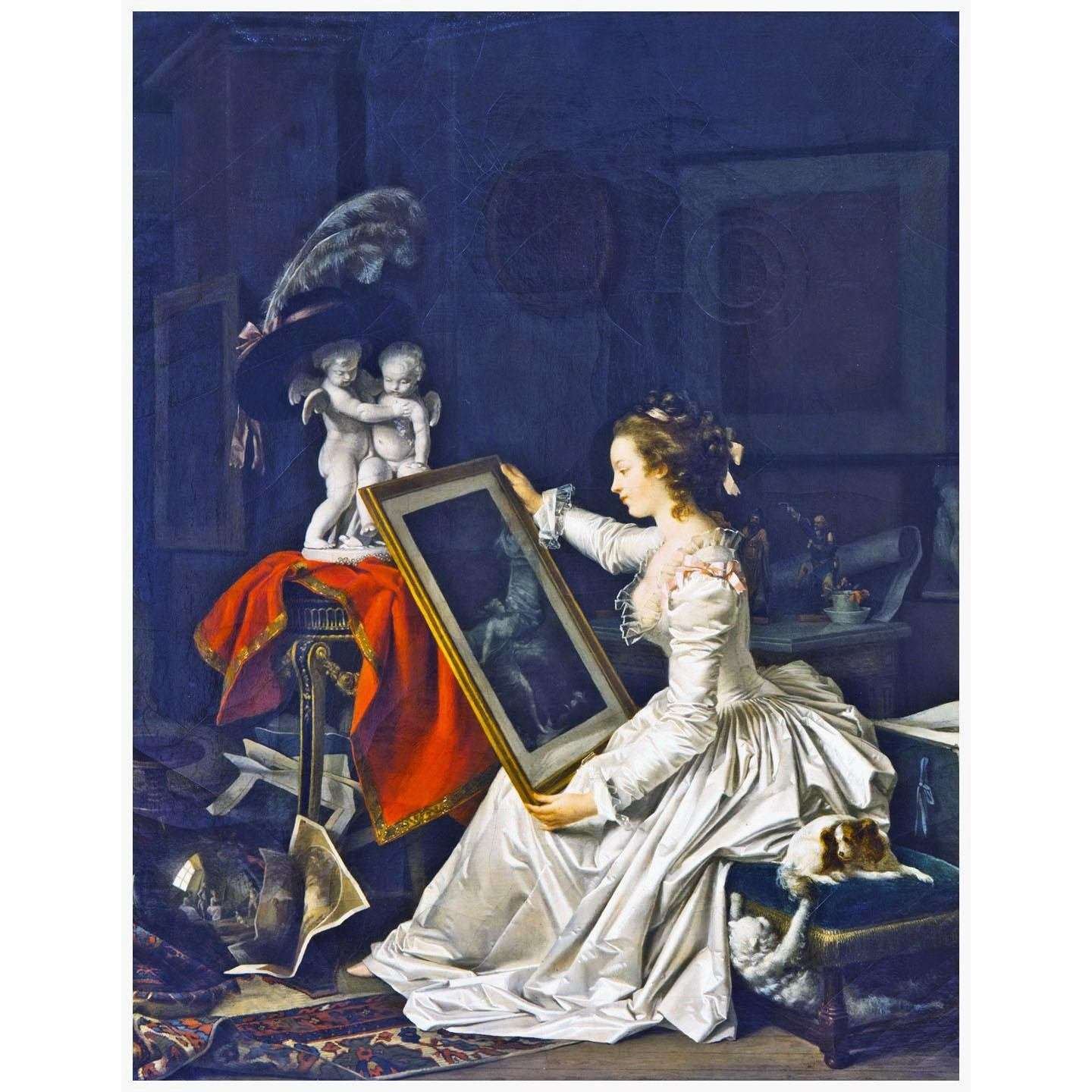  Marguerite Gerard. L'?l?ve int?ressante. 1786. Musee du Louvre
